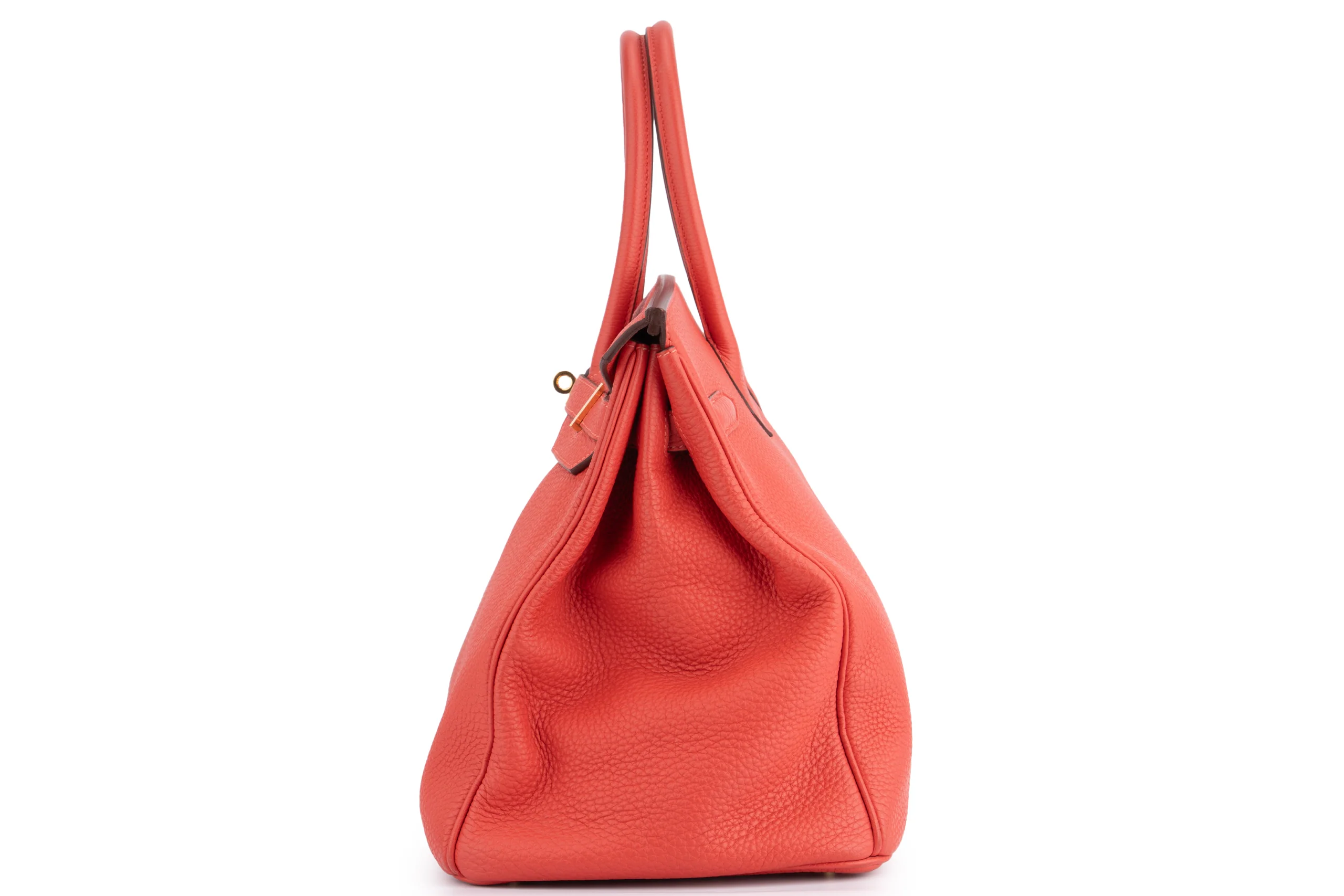 Hermès Birkin 35 Togo Rouge Pivoine GHW - Image 3
