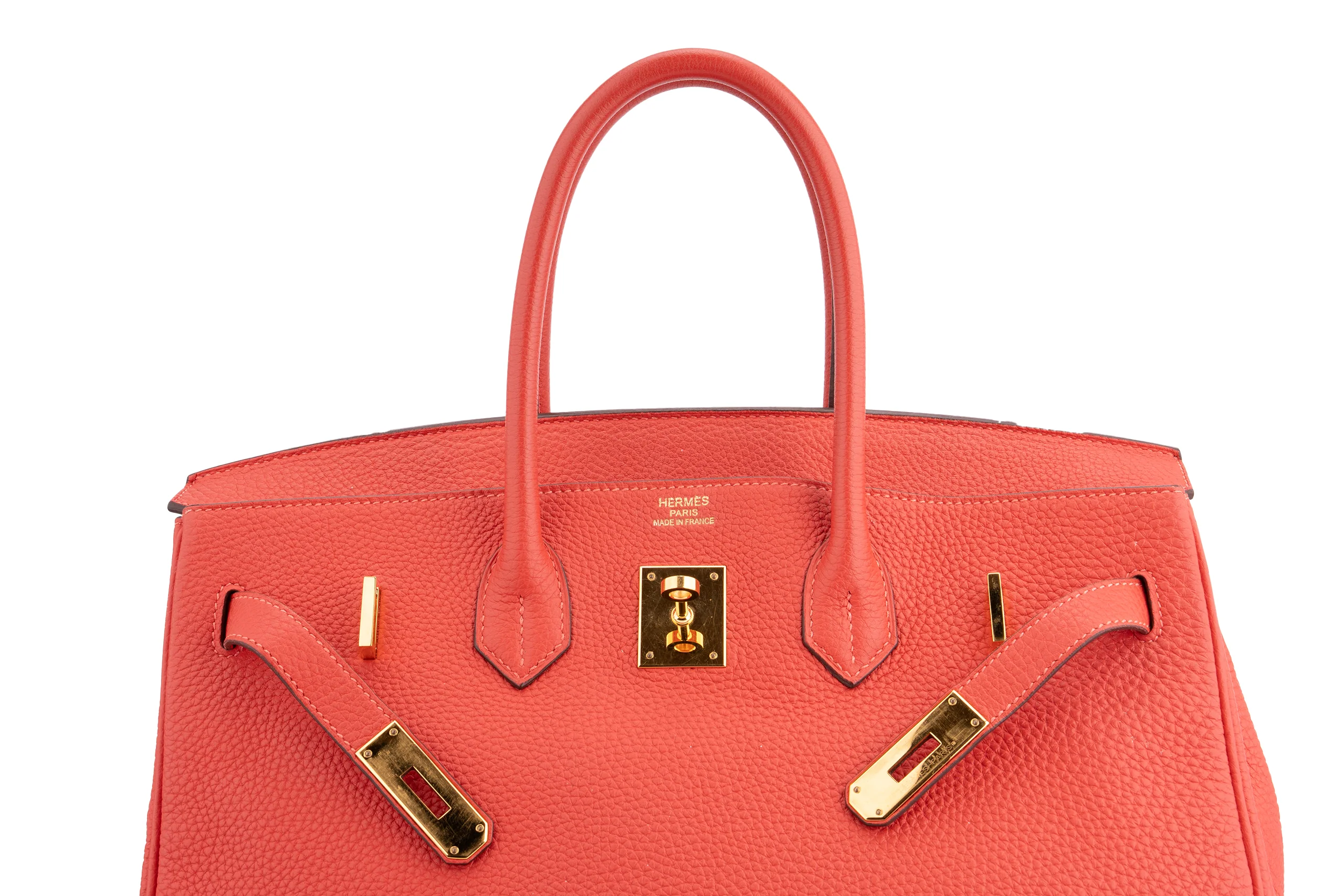 Hermès Birkin 35 Togo Rouge Pivoine GHW - Image 8