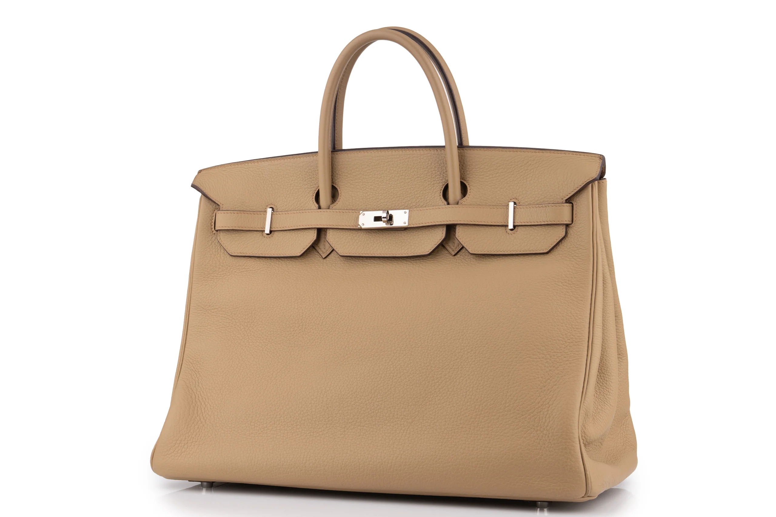 Hermès Birkin 40		Clemence	Pousiere	PHW - Image 2