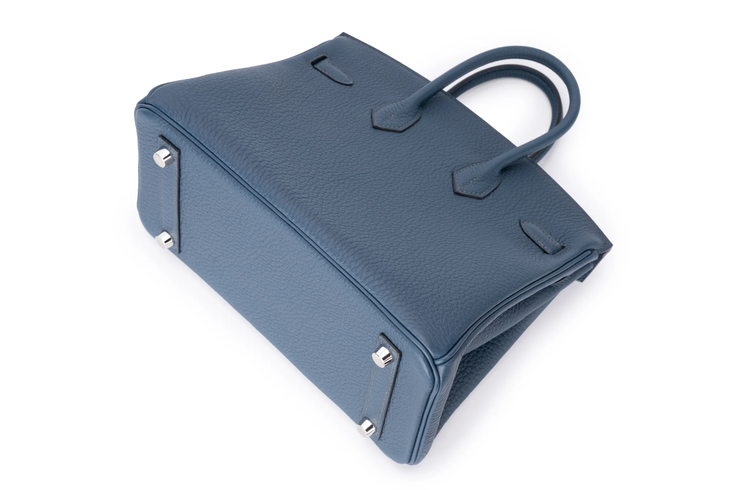 Hermès Birkin 25 Togo Bleu De Prusse PHW - Image 10