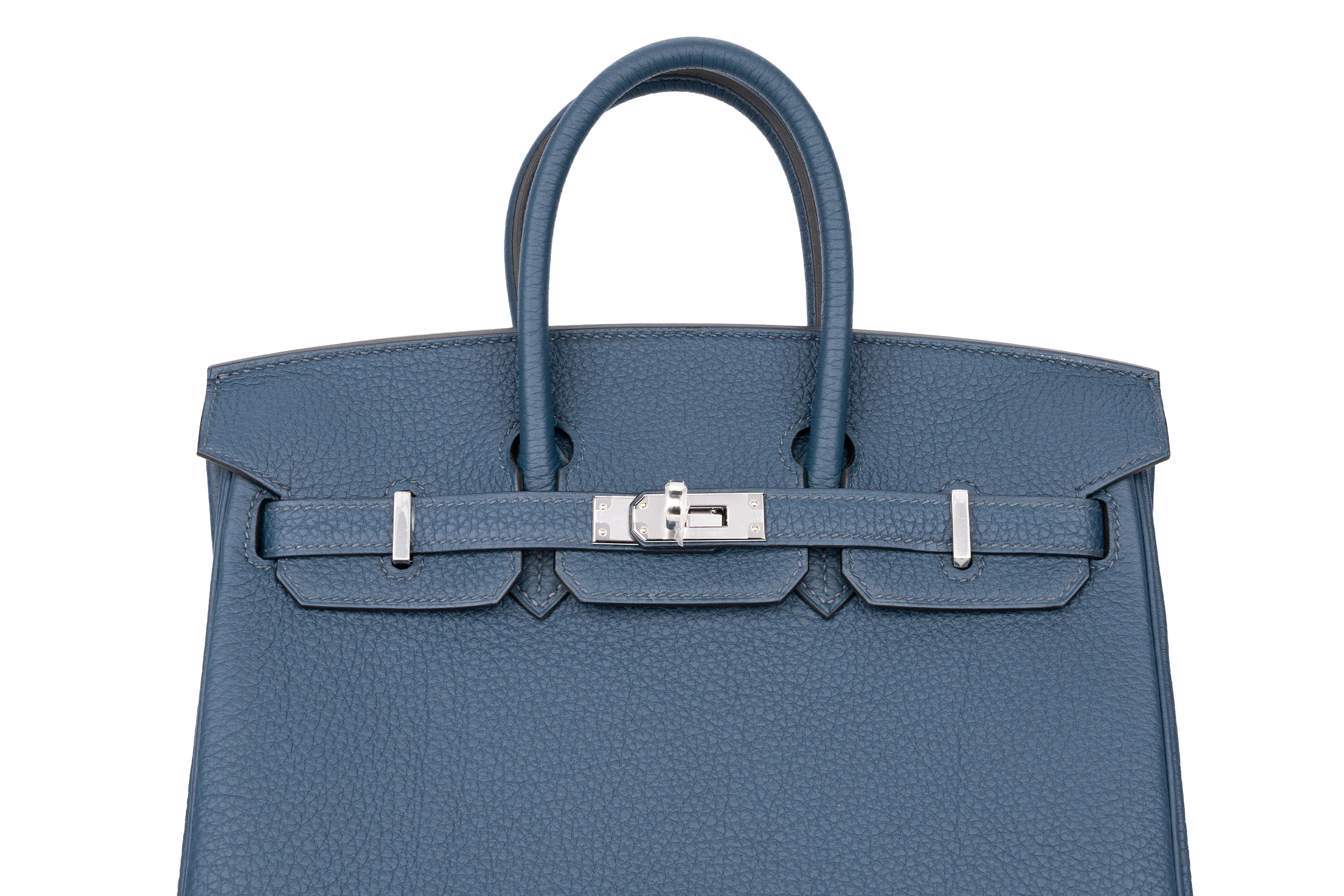 Hermès Birkin 25 Togo Bleu De Prusse PHW - Image 7