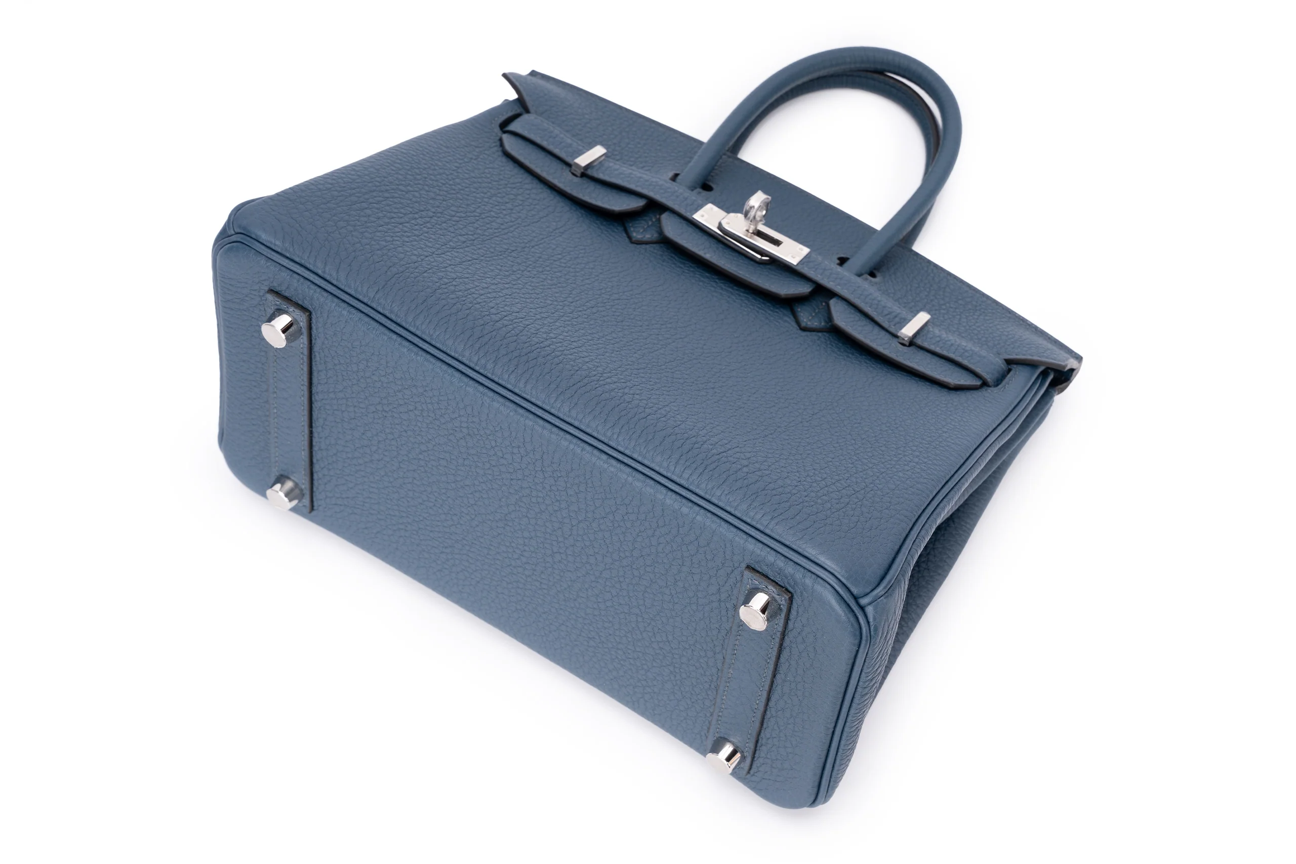 Hermès Birkin 25 Togo Bleu De Prusse PHW - Image 8