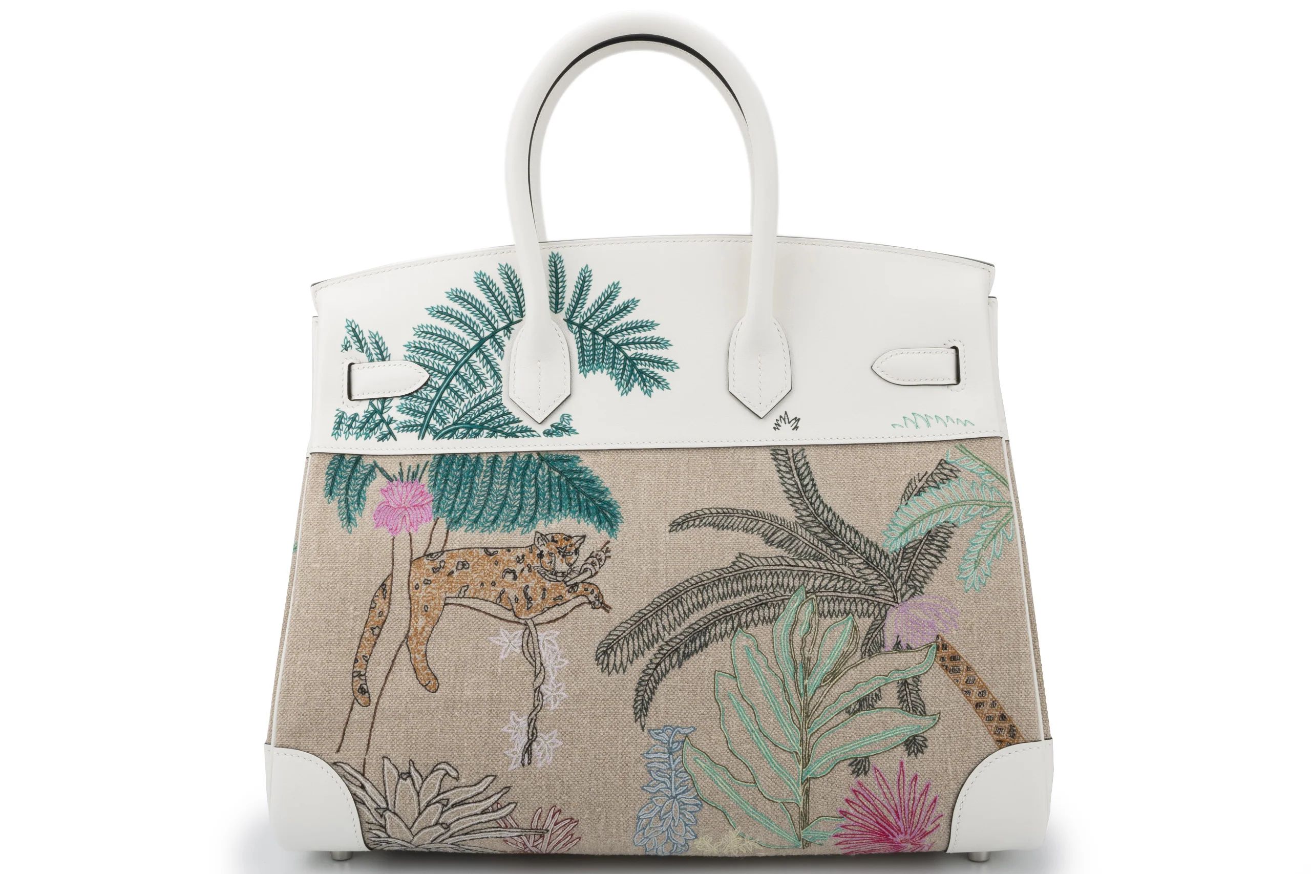 Hermès Birkin35 Faubourg Tropical PHW - Image 4