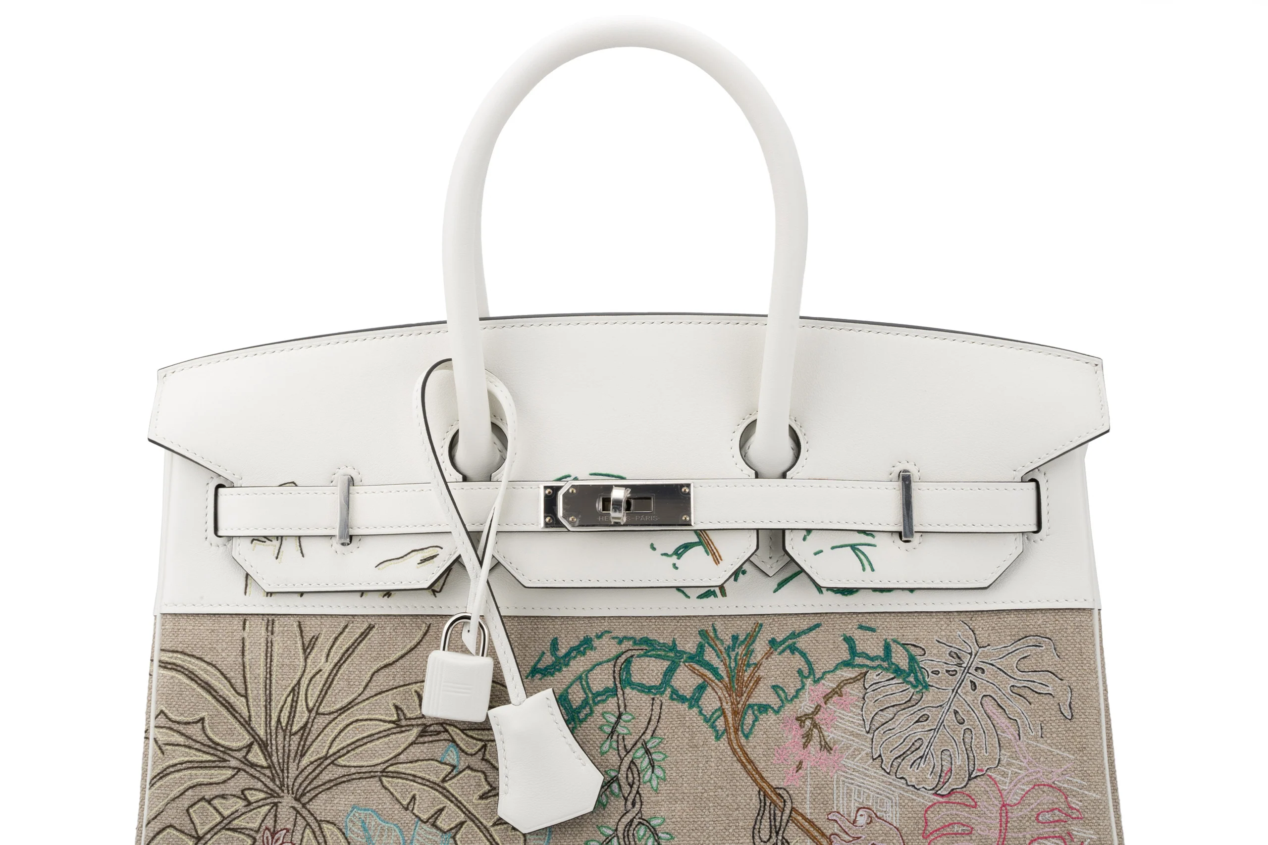 Hermès Birkin35 Faubourg Tropical PHW - Image 6