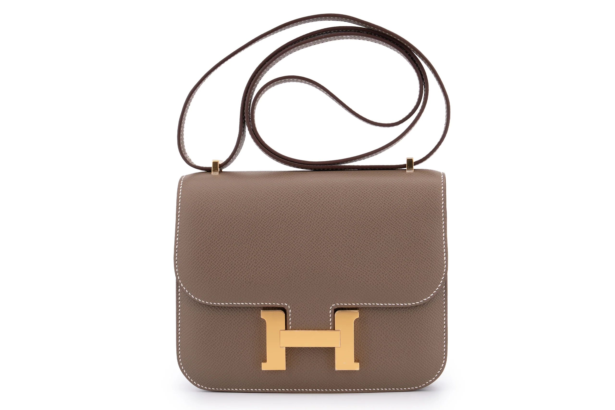 Hermès Constance 18 Epsom Etoupe	GHW