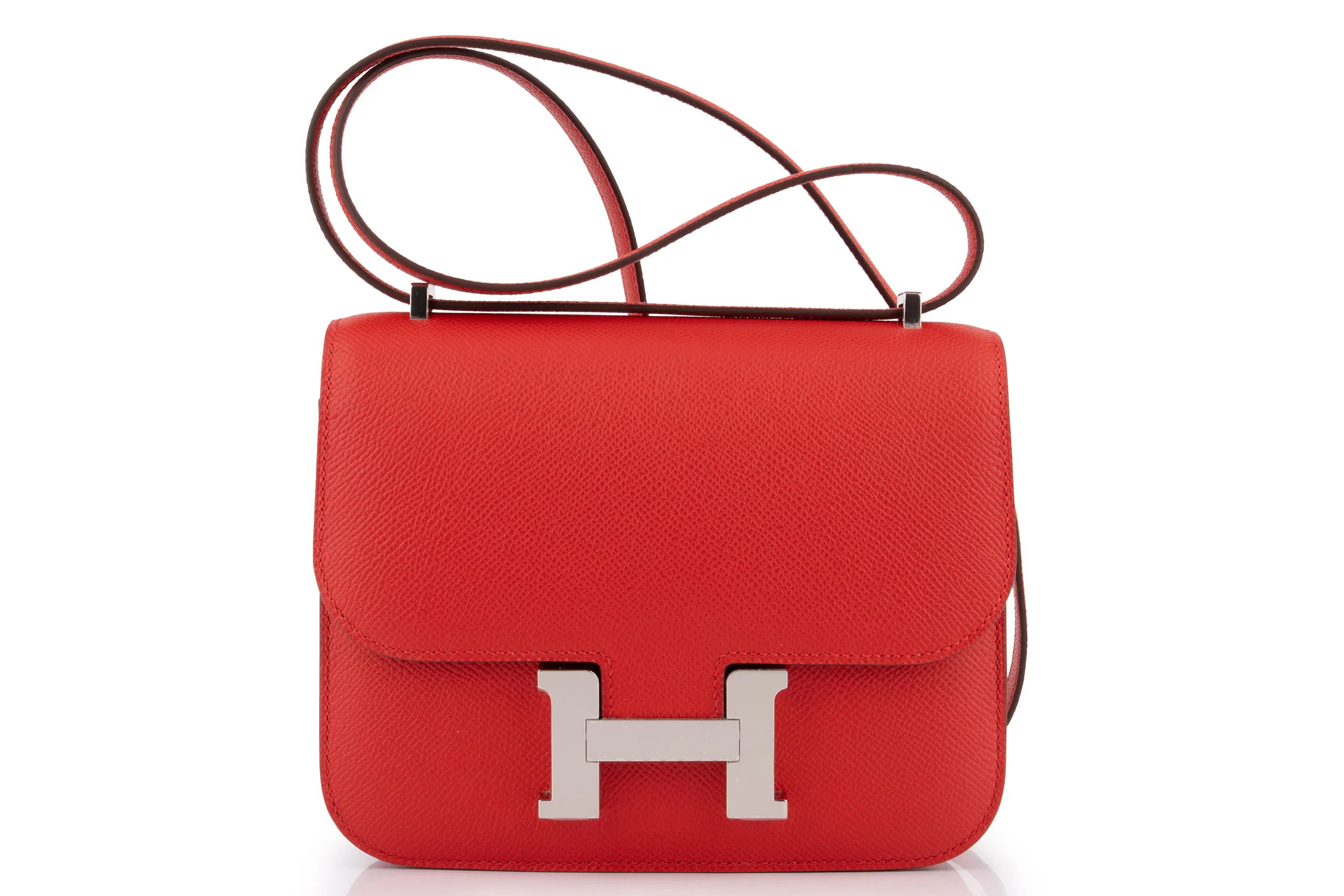 Hermès Constance 18		Epsom	Rouge Radieux	PHW