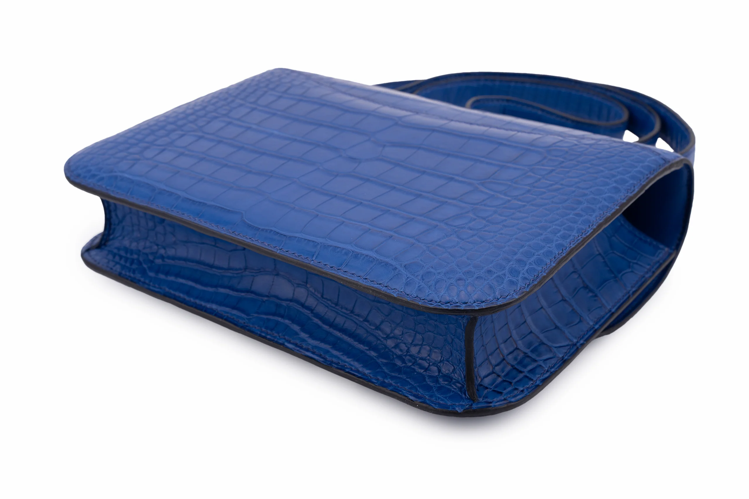 Hermès Constance 24		Exotic Mississippiensis	Bleu Royal	PHW - Image 10