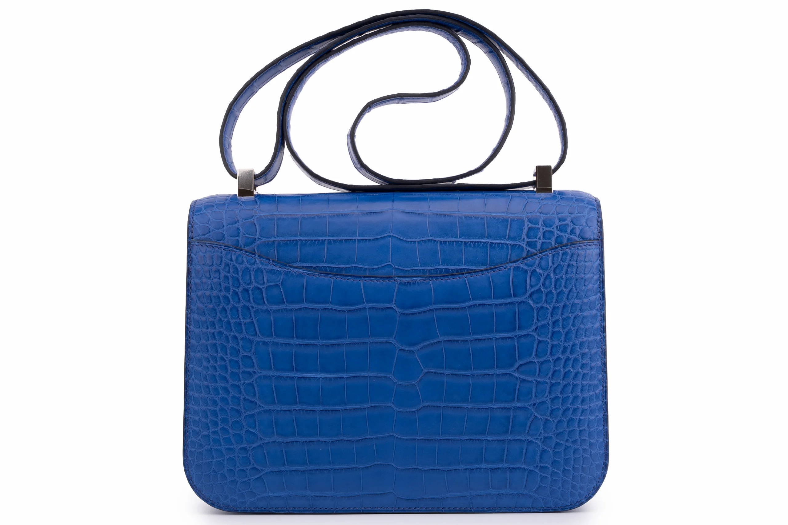Hermès Constance 24		Exotic Mississippiensis	Bleu Royal	PHW - Image 4
