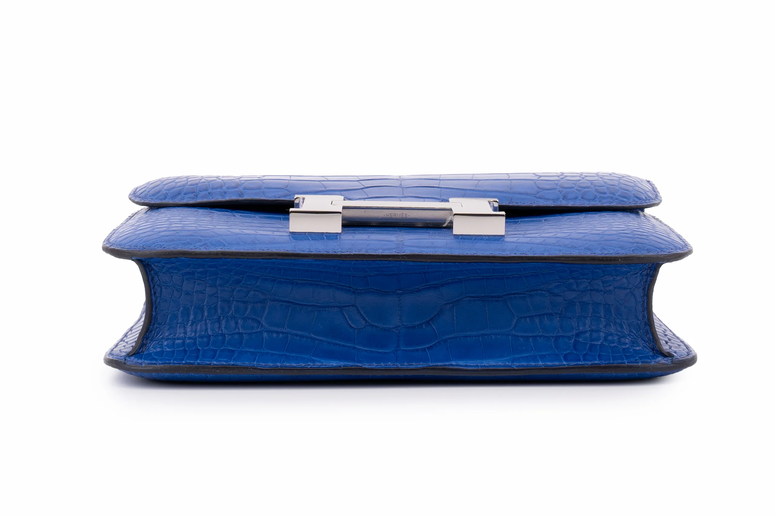 Hermès Constance 24		Exotic Mississippiensis	Bleu Royal	PHW - Image 6