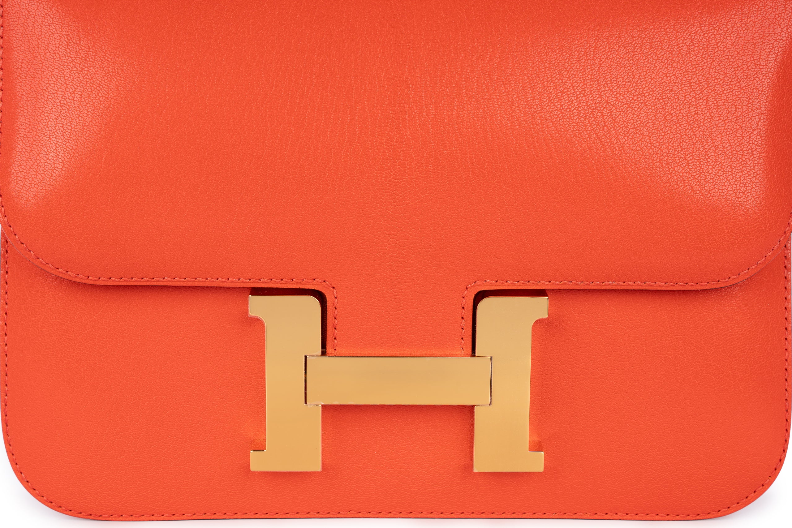 Hermès Constance 24 Chamkila Chevre Capucine GHW - Image 7