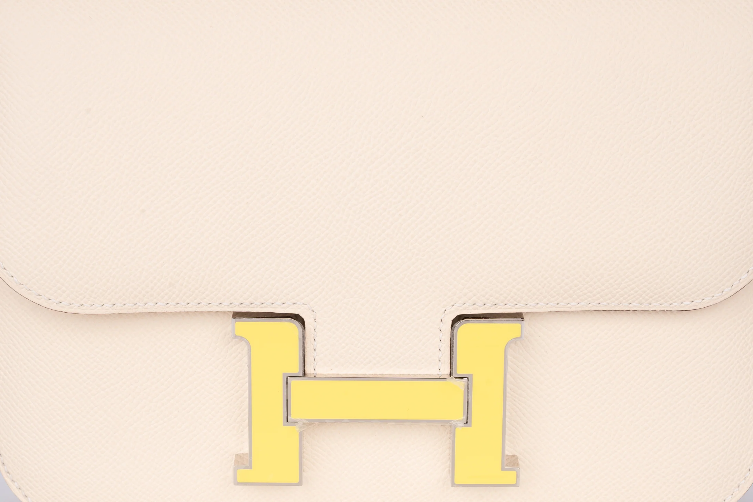 Hermès Constance 24		Epsom	Nata/jaune	PHW - Image 7