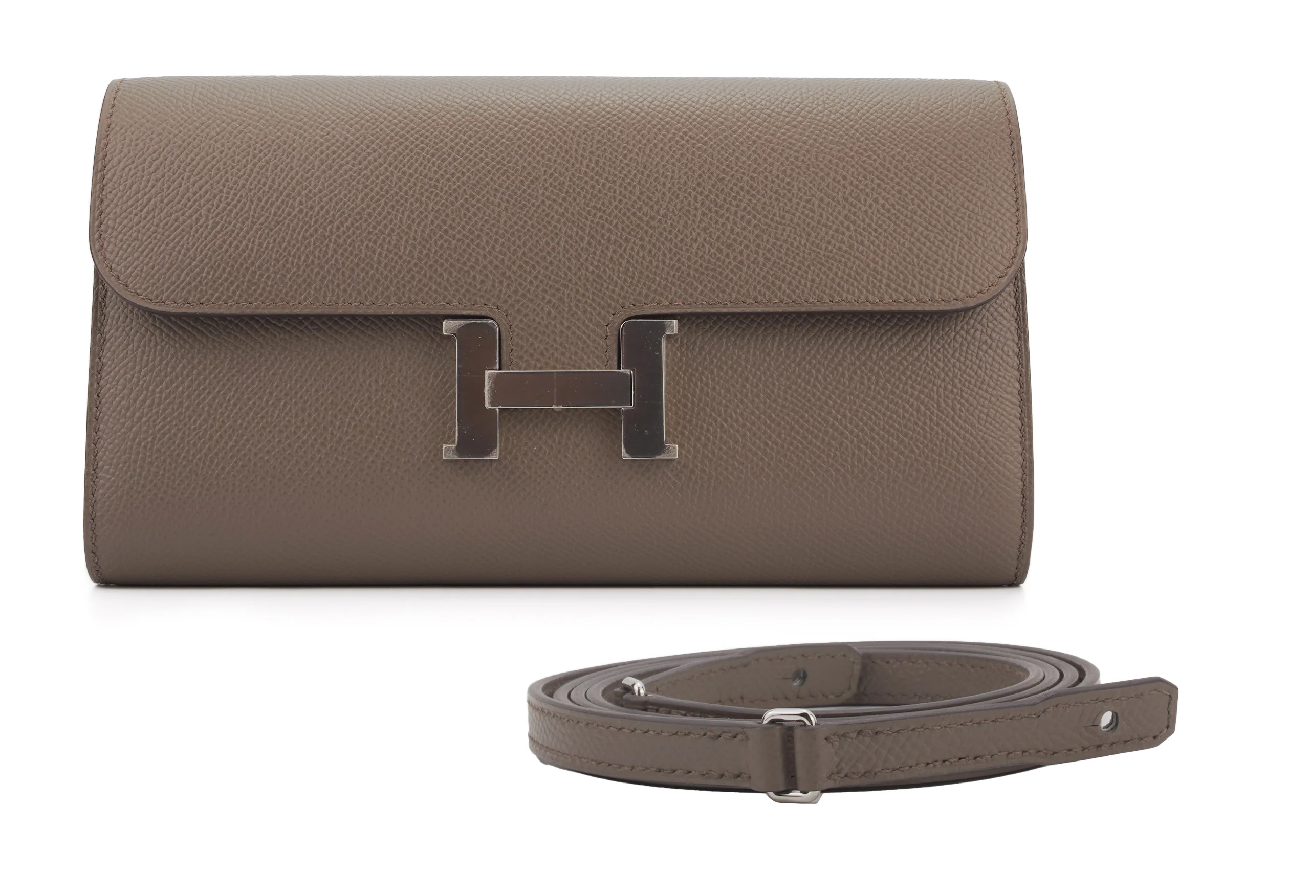 Hermès Constance To-Go Togo Gris Etain PHW - Image 8