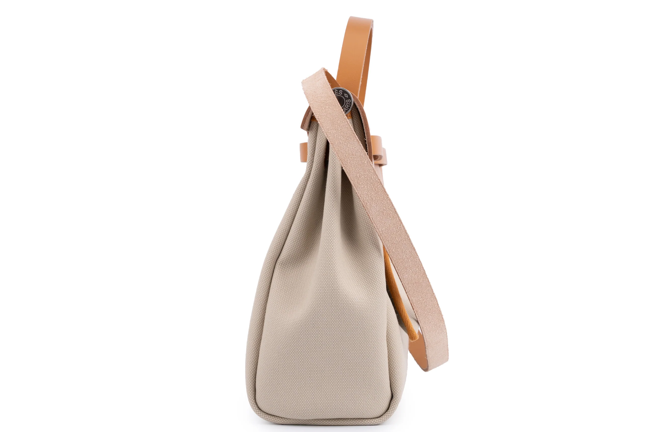Hermès Herbag 31 	Military Canvas		Beton / Naturel	PHW - Image 3