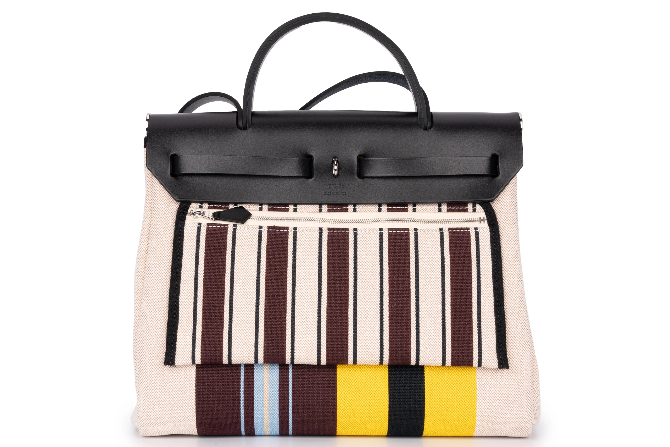 Hermès Herbag 31 	Printed H	Equipage		PHW - Image 4