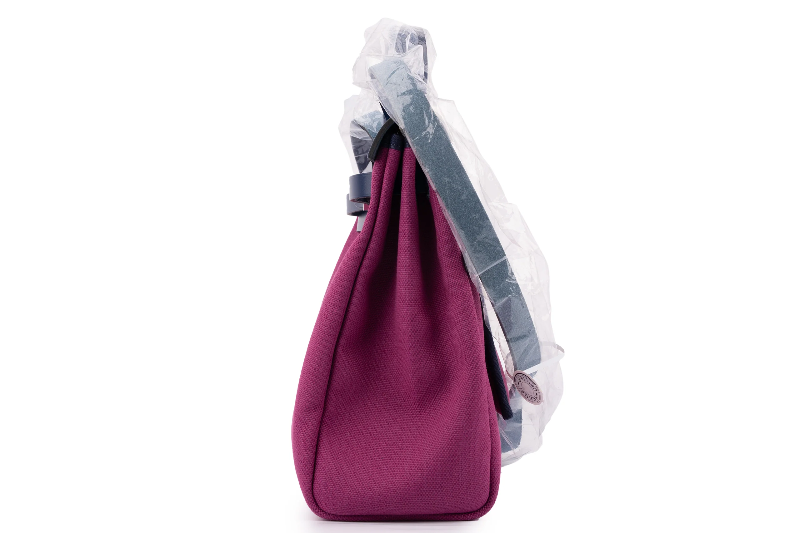 Hermès Herbag Zip 31			Rose Pourpre/blue Saphire	PHW - Image 3