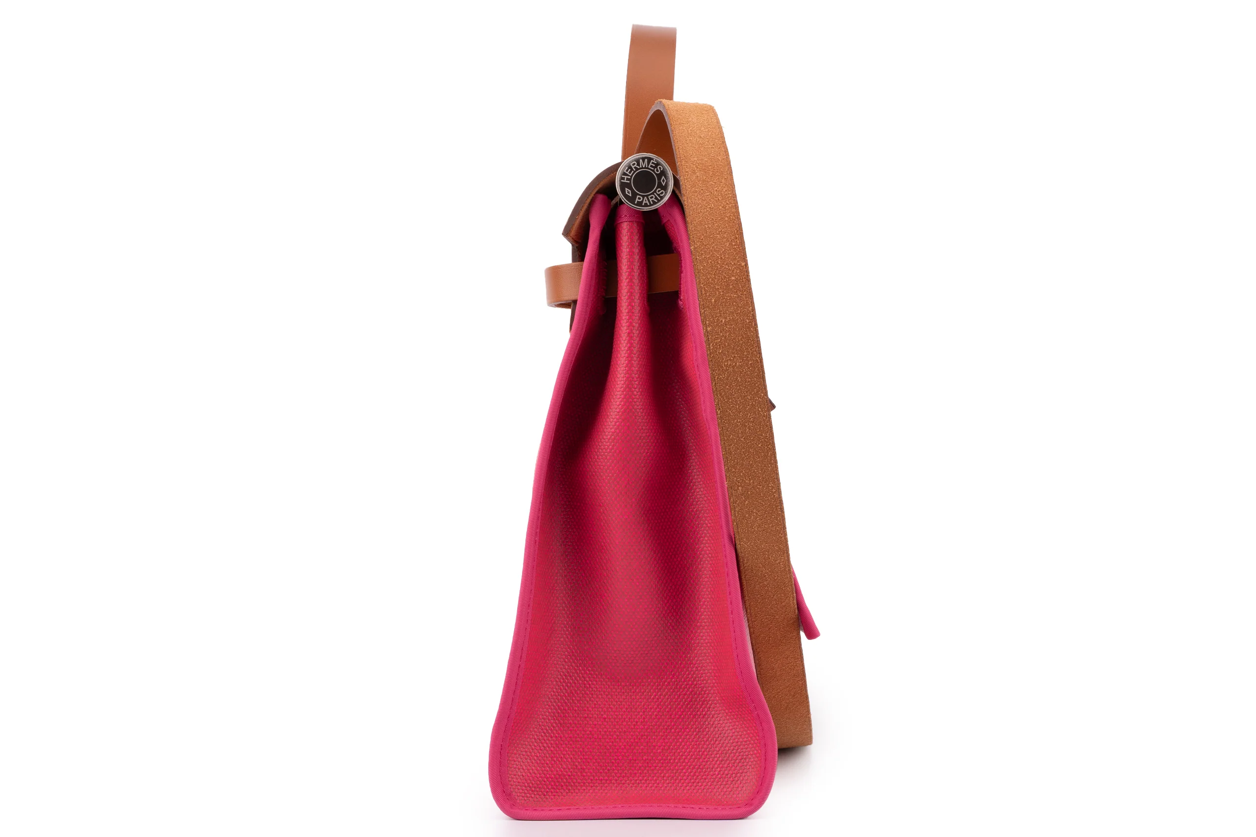 Hermès Herbag Zip 31			Rose Shocking	PHW - Image 3