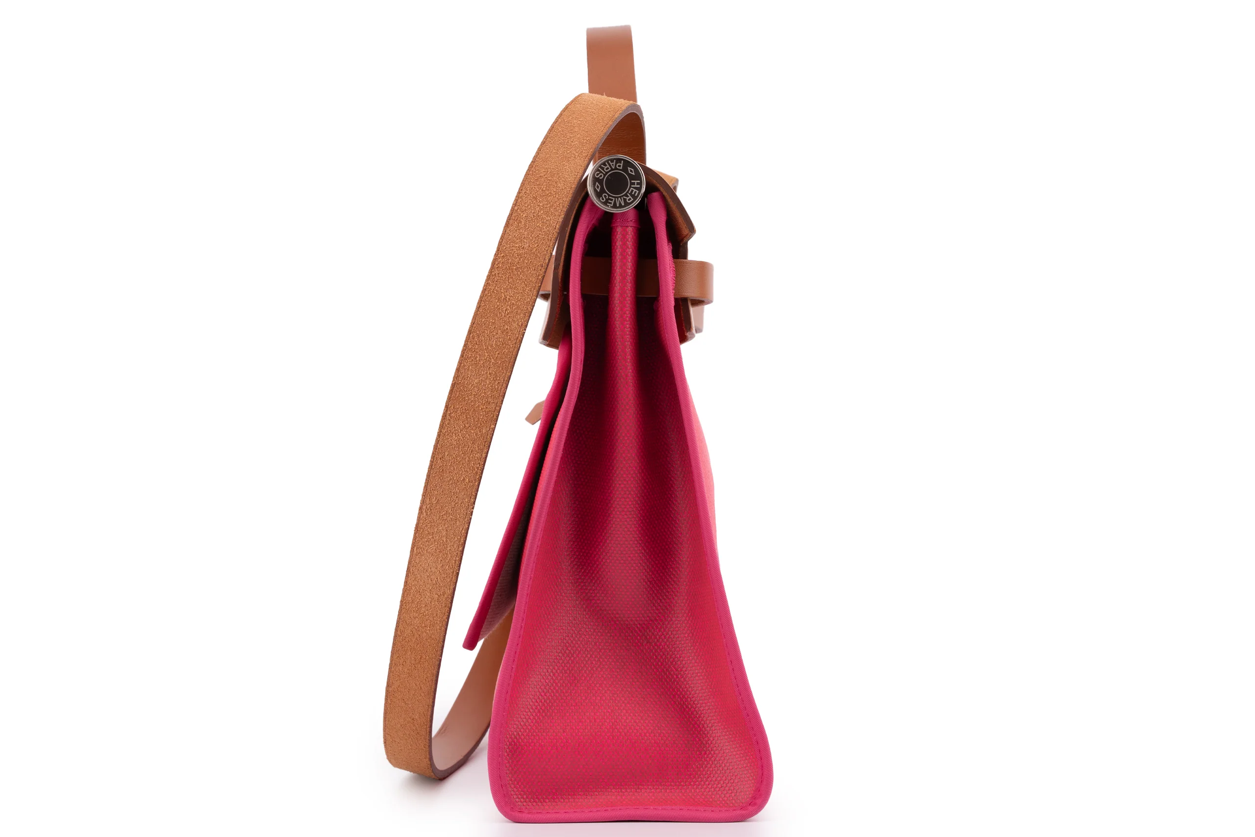 Hermès Herbag Zip 31			Rose Shocking	PHW - Image 5