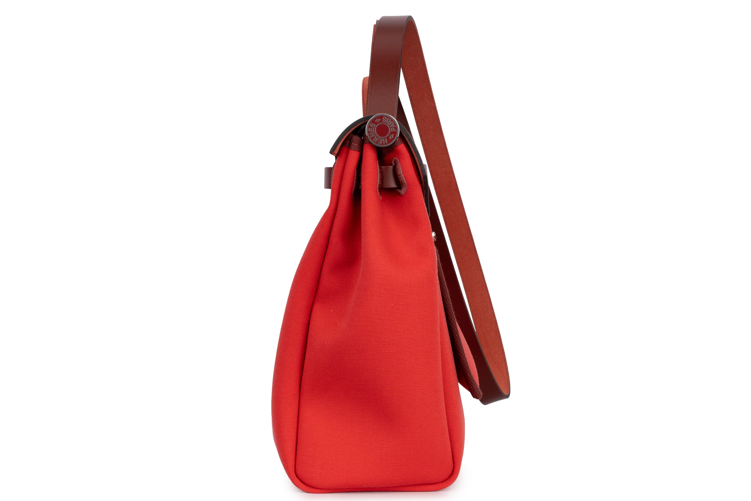 Hermès Herbag Zip 31	Rouge H		Bougainville	PHW - Image 3