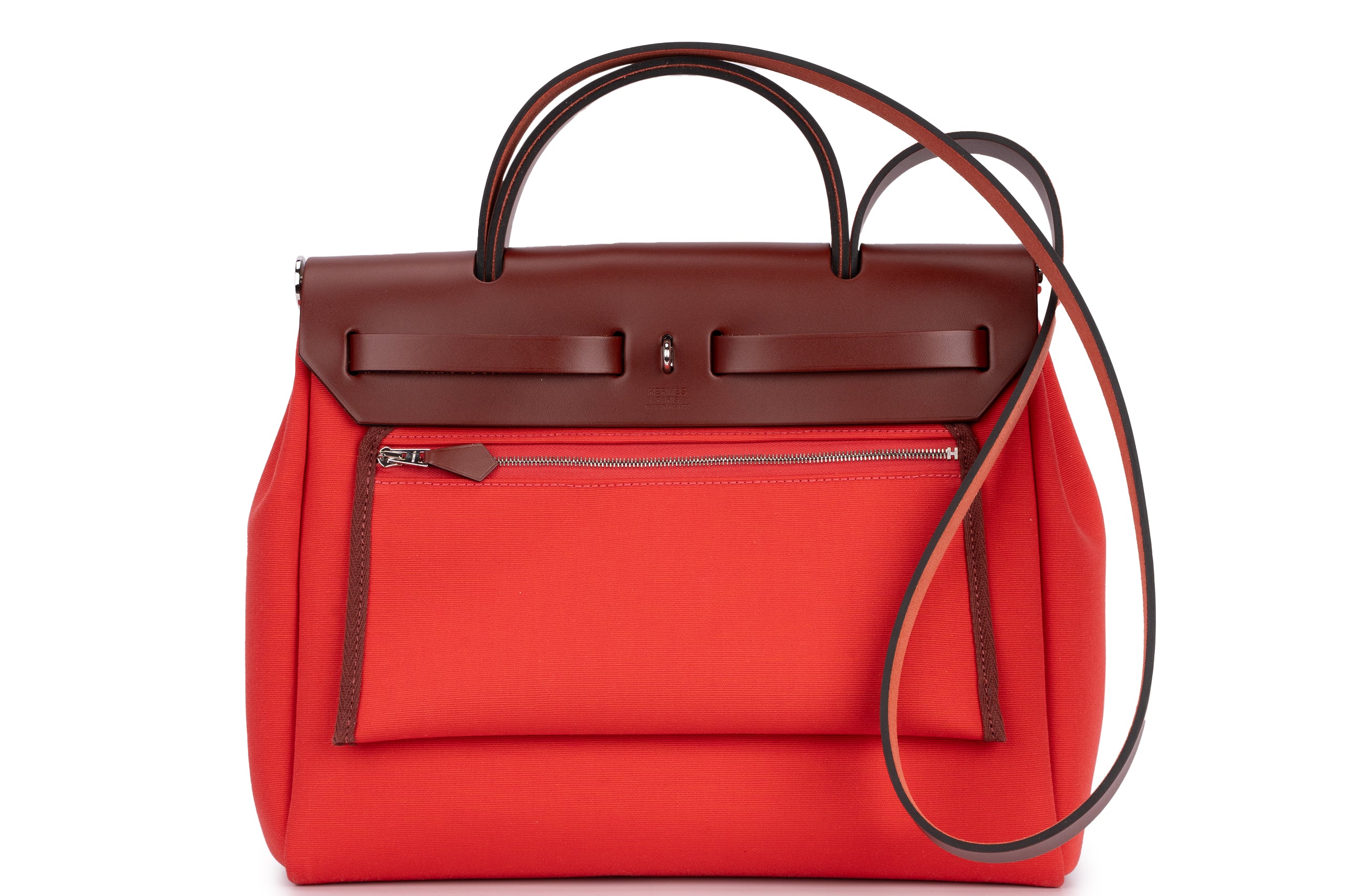 Hermès Herbag Zip 31	Rouge H		Bougainville	PHW - Image 4