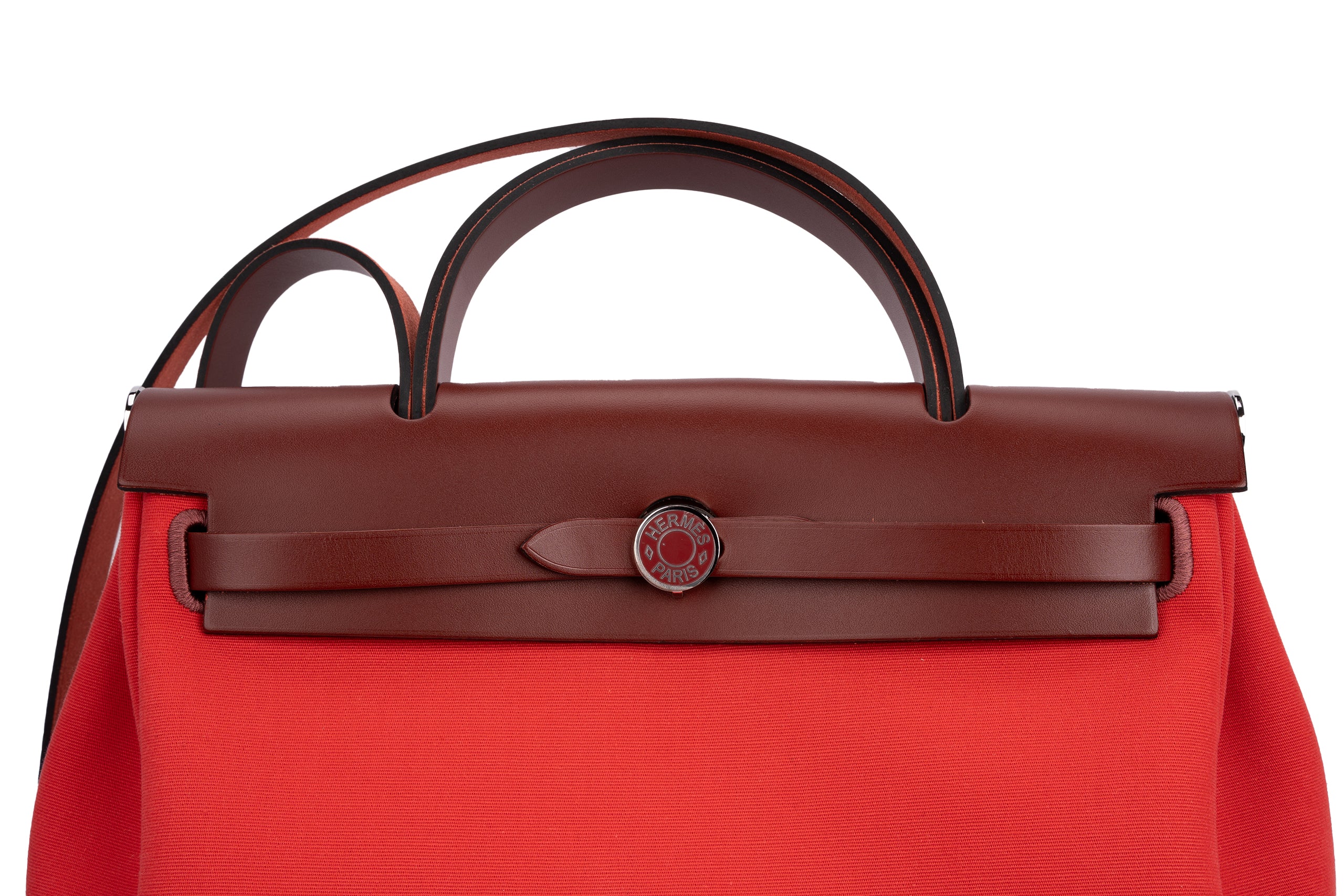 Hermès Herbag Zip 31	Rouge H		Bougainville	PHW - Image 7