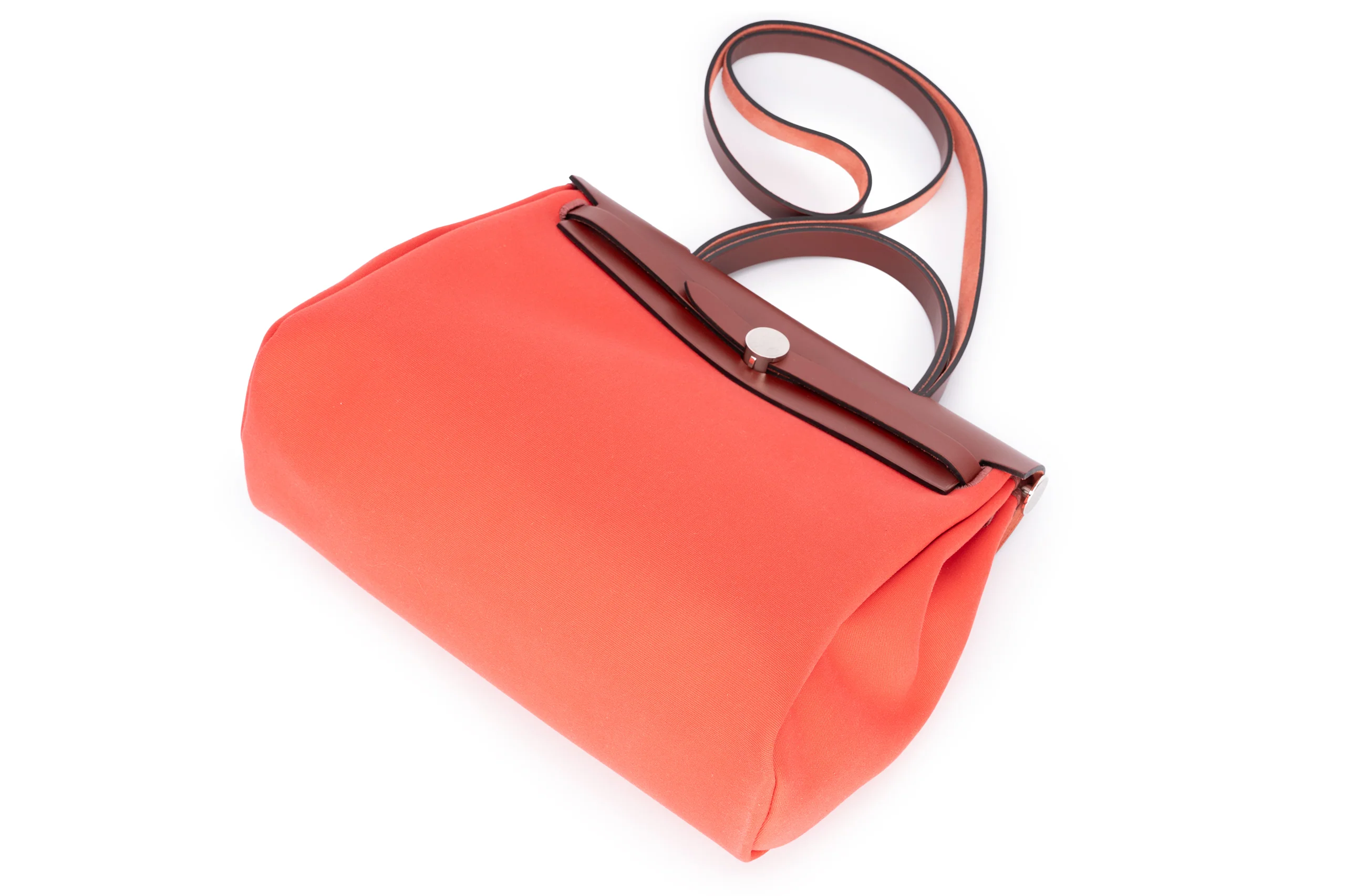 Hermès Herbag Zip 31 Vache Hunter Rouge H Boungainville PHW - Image 11