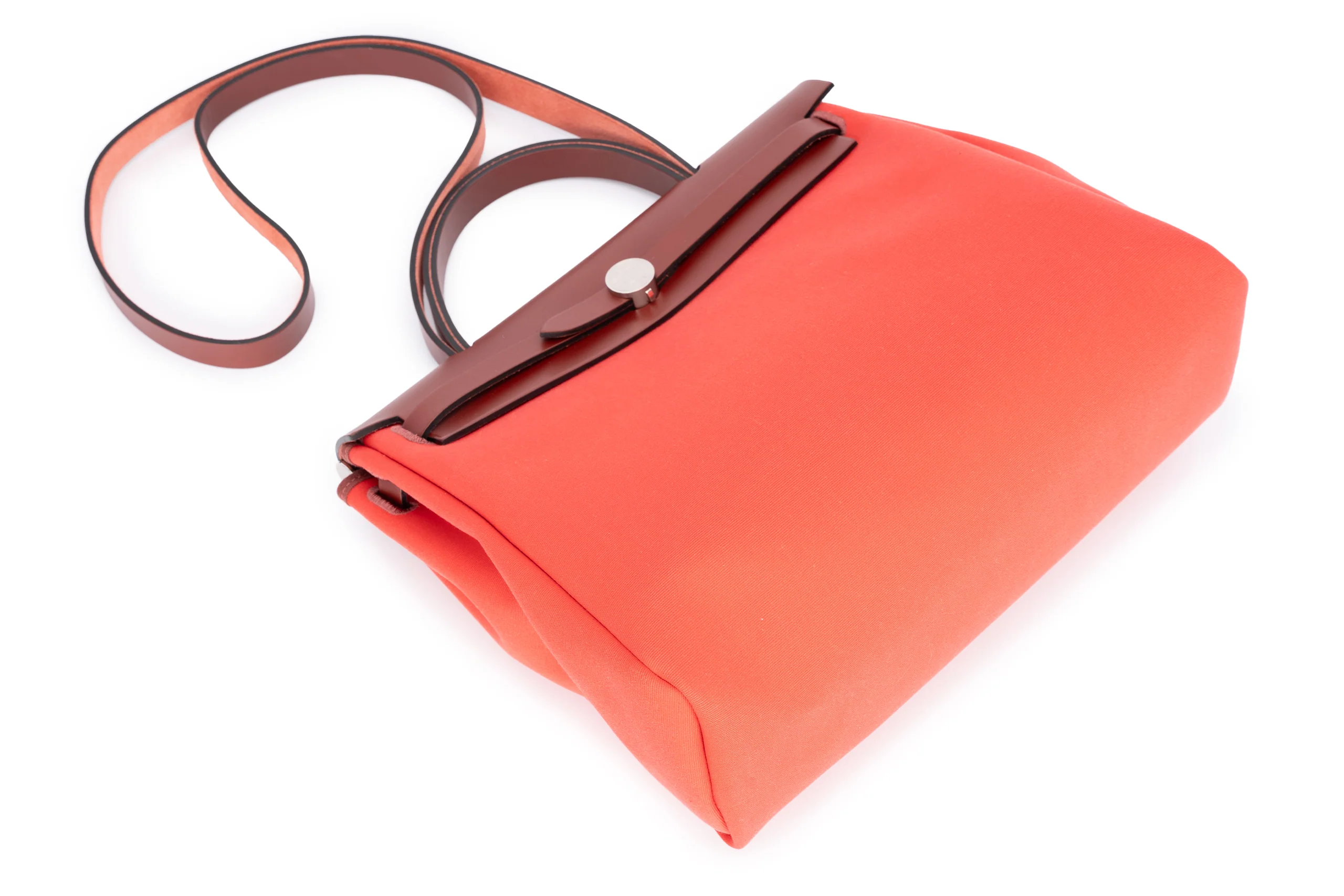 Hermès Herbag Zip 31 Vache Hunter Rouge H Boungainville PHW - Image 12