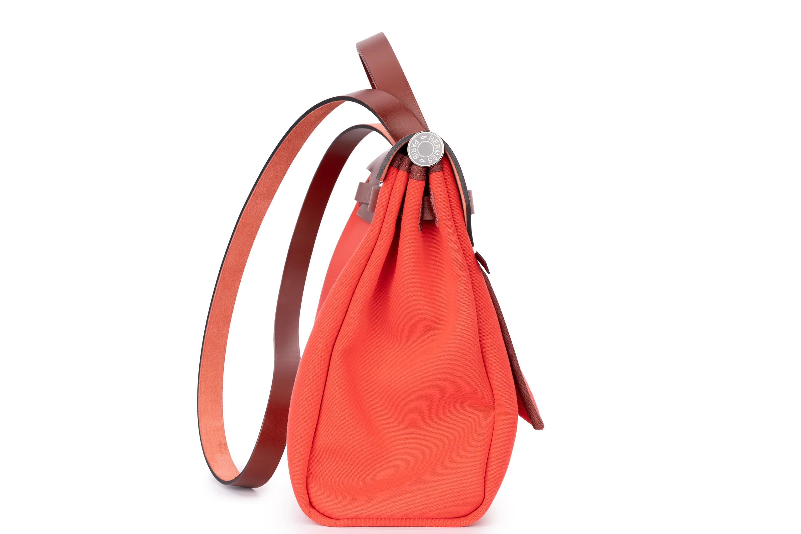 Hermès Herbag Zip 31 Vache Hunter Rouge H Boungainville PHW - Image 3