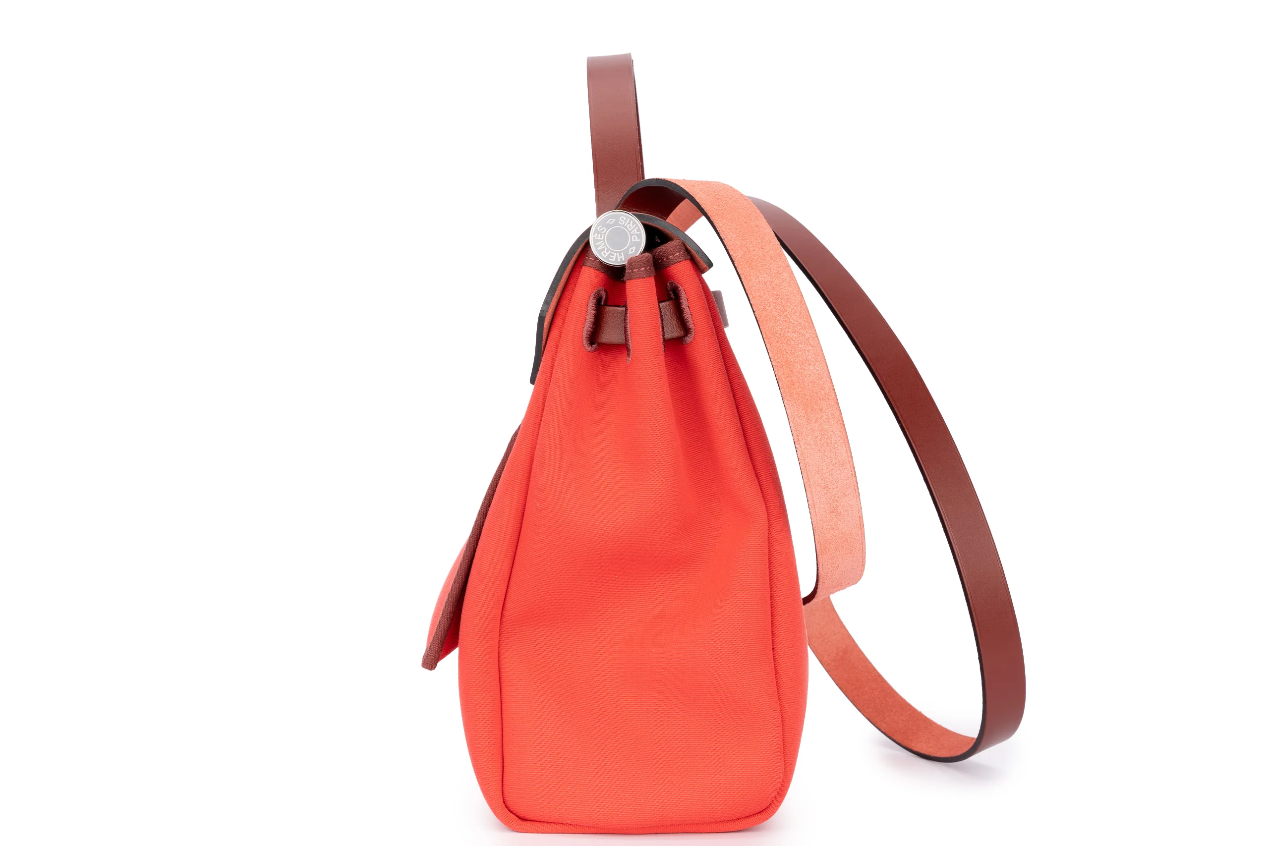 Hermès Herbag Zip 31 Vache Hunter Rouge H Boungainville PHW - Image 5