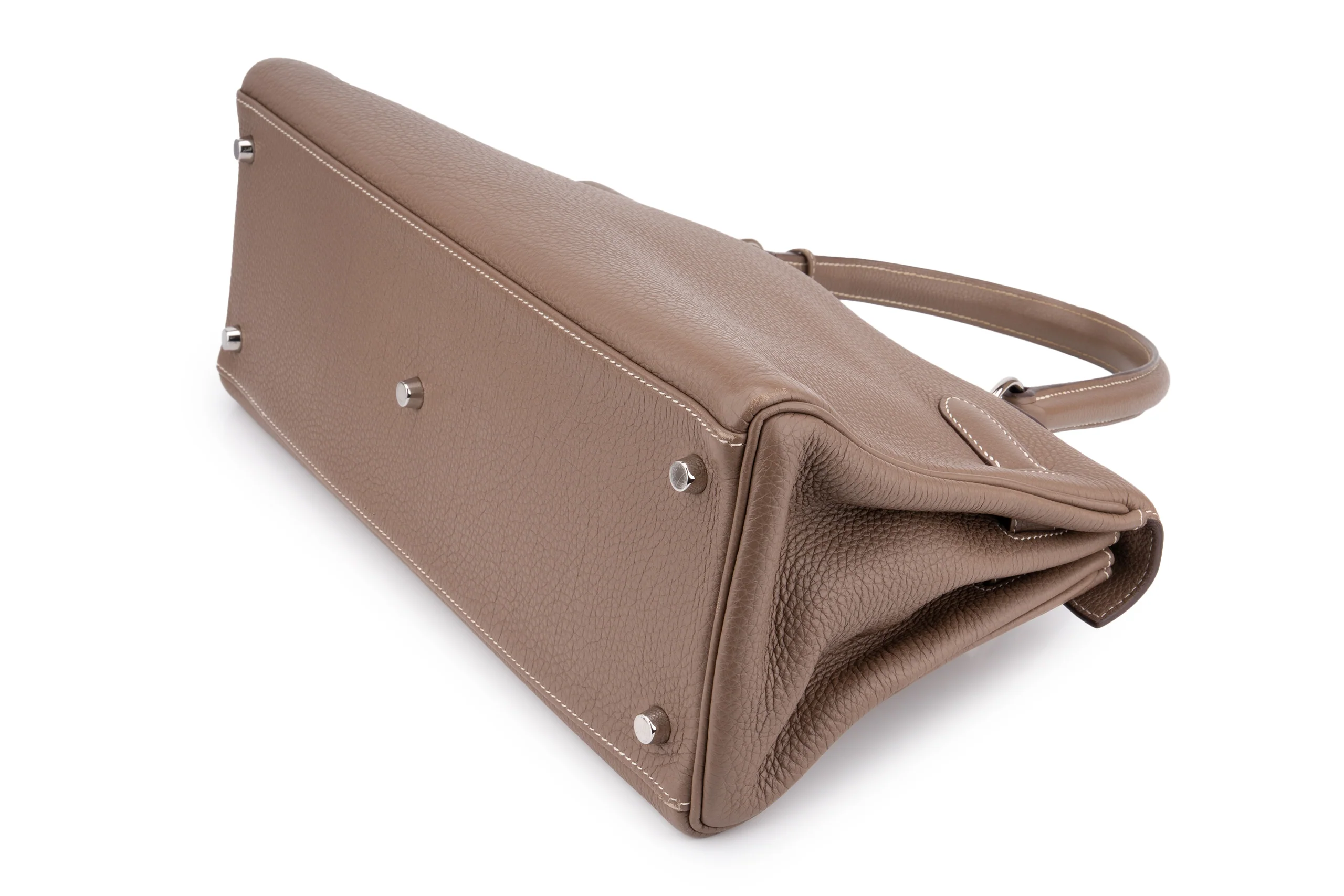 Hermès Jpg Kelly Shoulder 42		Togo	Etoupe	PHW - Image 14