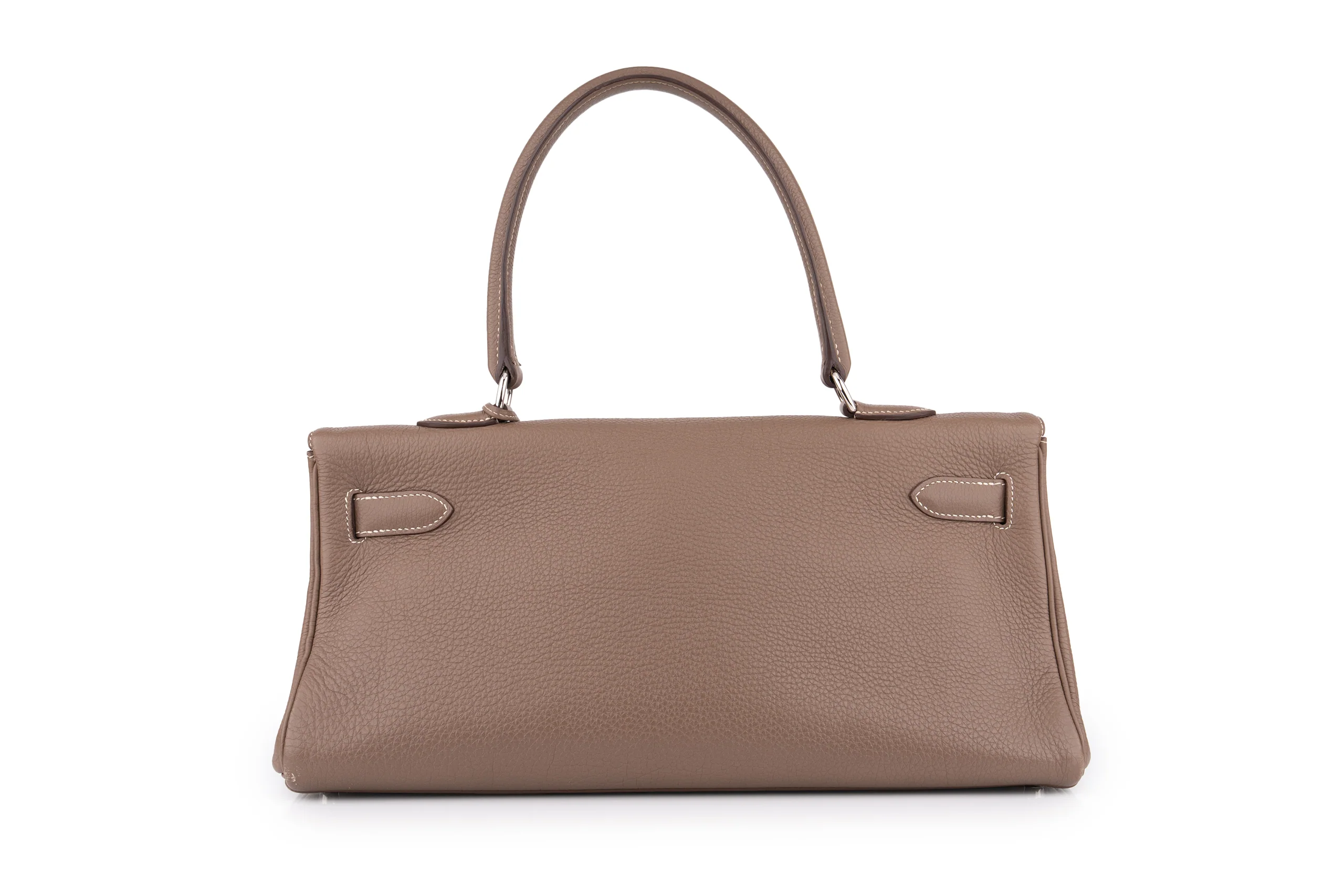 Hermès Jpg Kelly Shoulder 42		Togo	Etoupe	PHW - Image 4