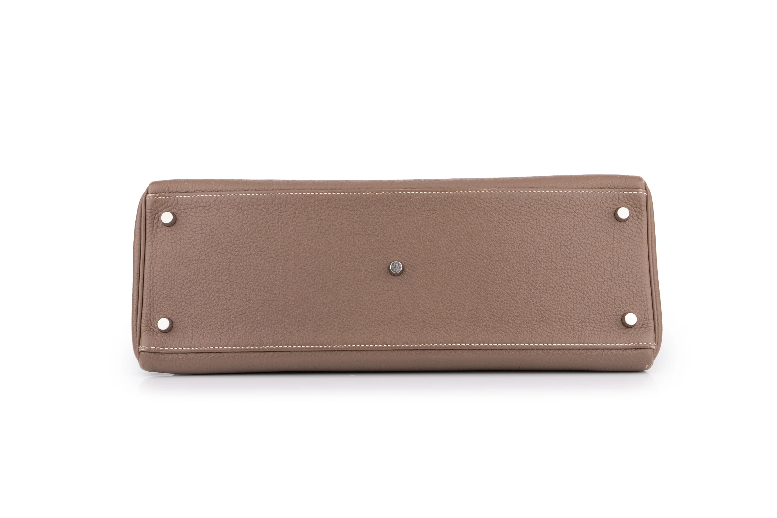 Hermès Jpg Kelly Shoulder 42		Togo	Etoupe	PHW - Image 6