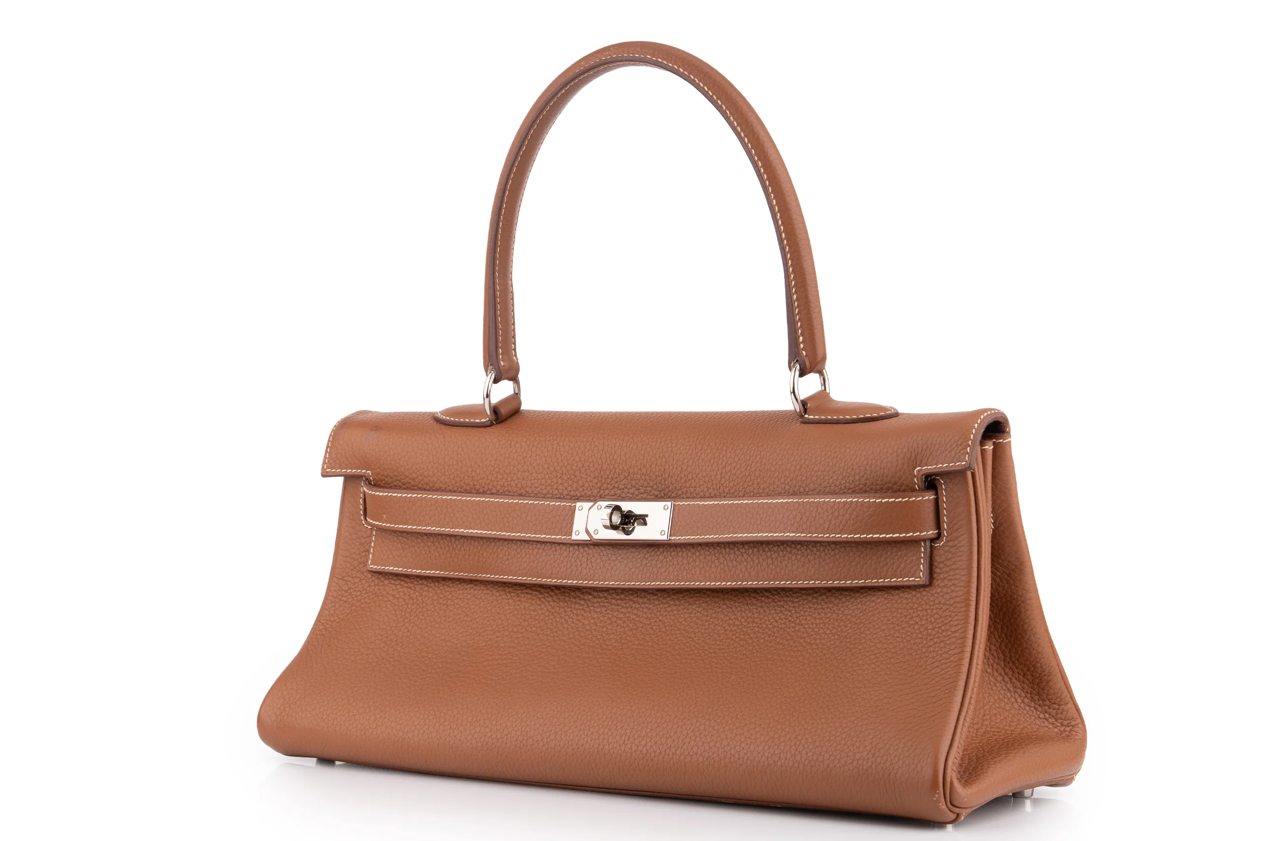 Hermès JPG Kelly Shoulder 42 Togo Gold PHW - Image 2