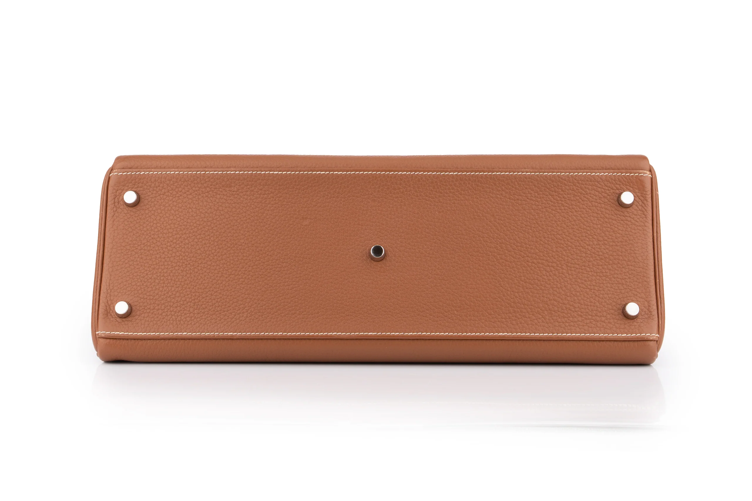 Hermès JPG Kelly Shoulder 42 Togo Gold PHW - Image 6