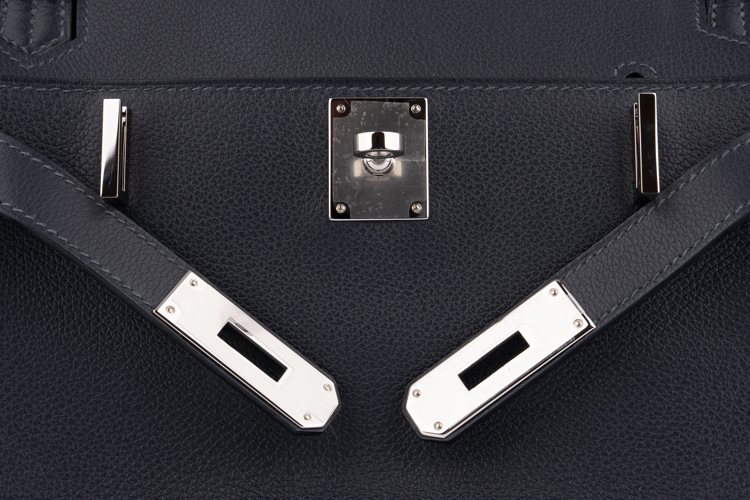 Hermès Jypsiere Mini		Evercolor	Caban	PHW - Image 8