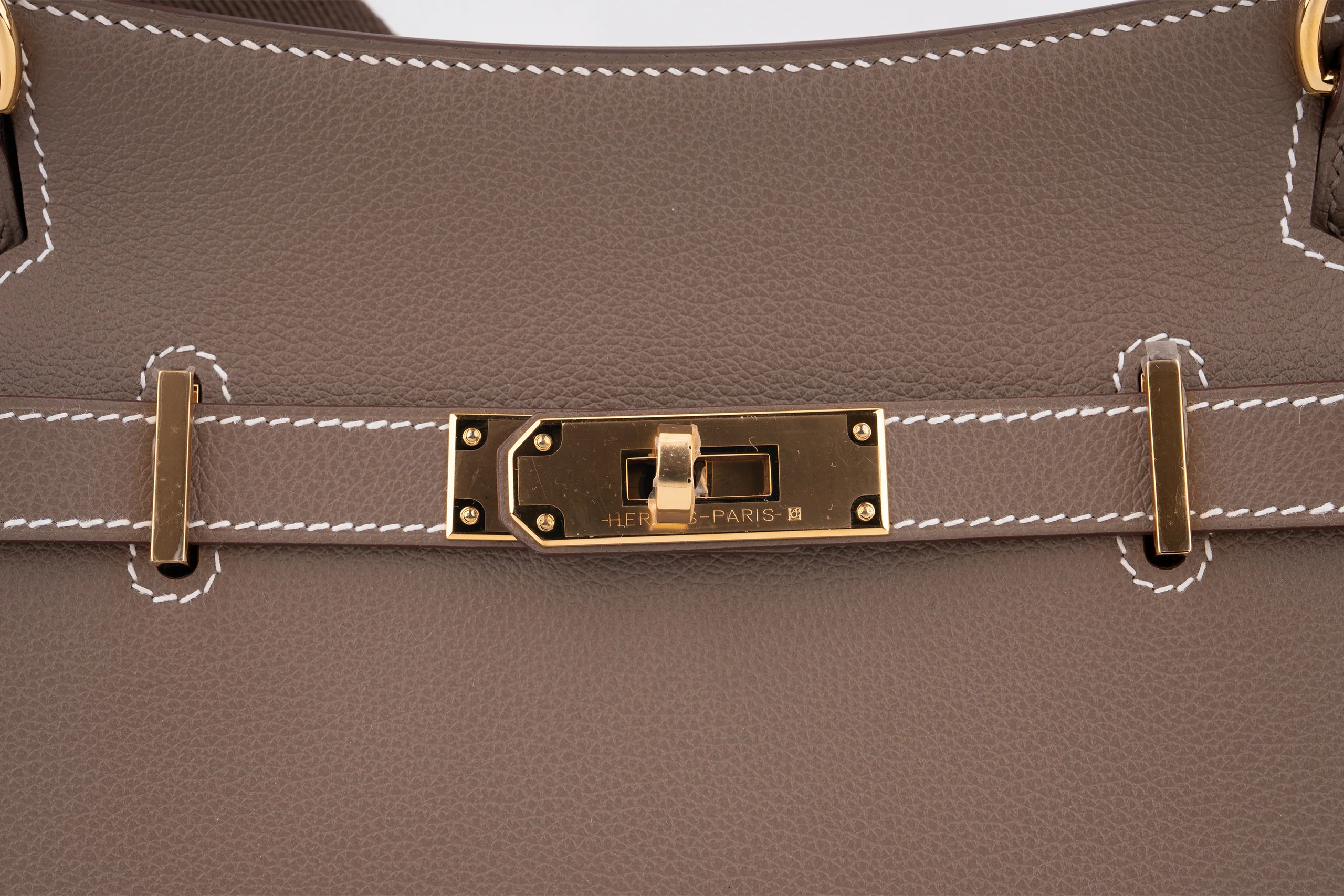Hermès Jypsiere Mini		Evercolor	Etoupe	GHW - Image 7