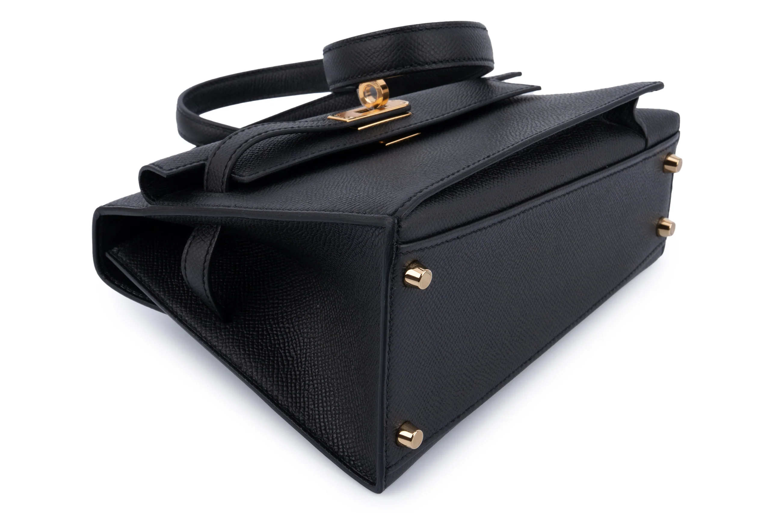 Hermès Kelly 20 Disordre		Epsom	Noir	GHW - Image 10