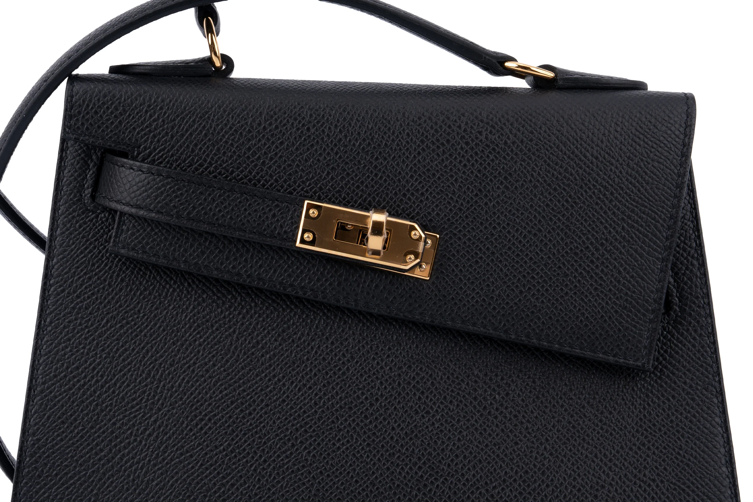 Hermès Kelly 20 Disordre		Epsom	Noir	GHW - Image 8
