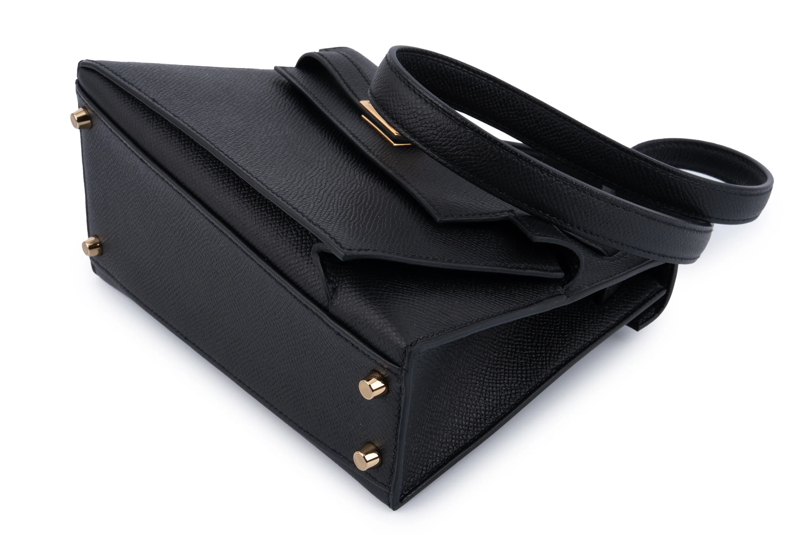 Hermès Kelly 20 Disordre		Epsom	Noir	GHW - Image 9