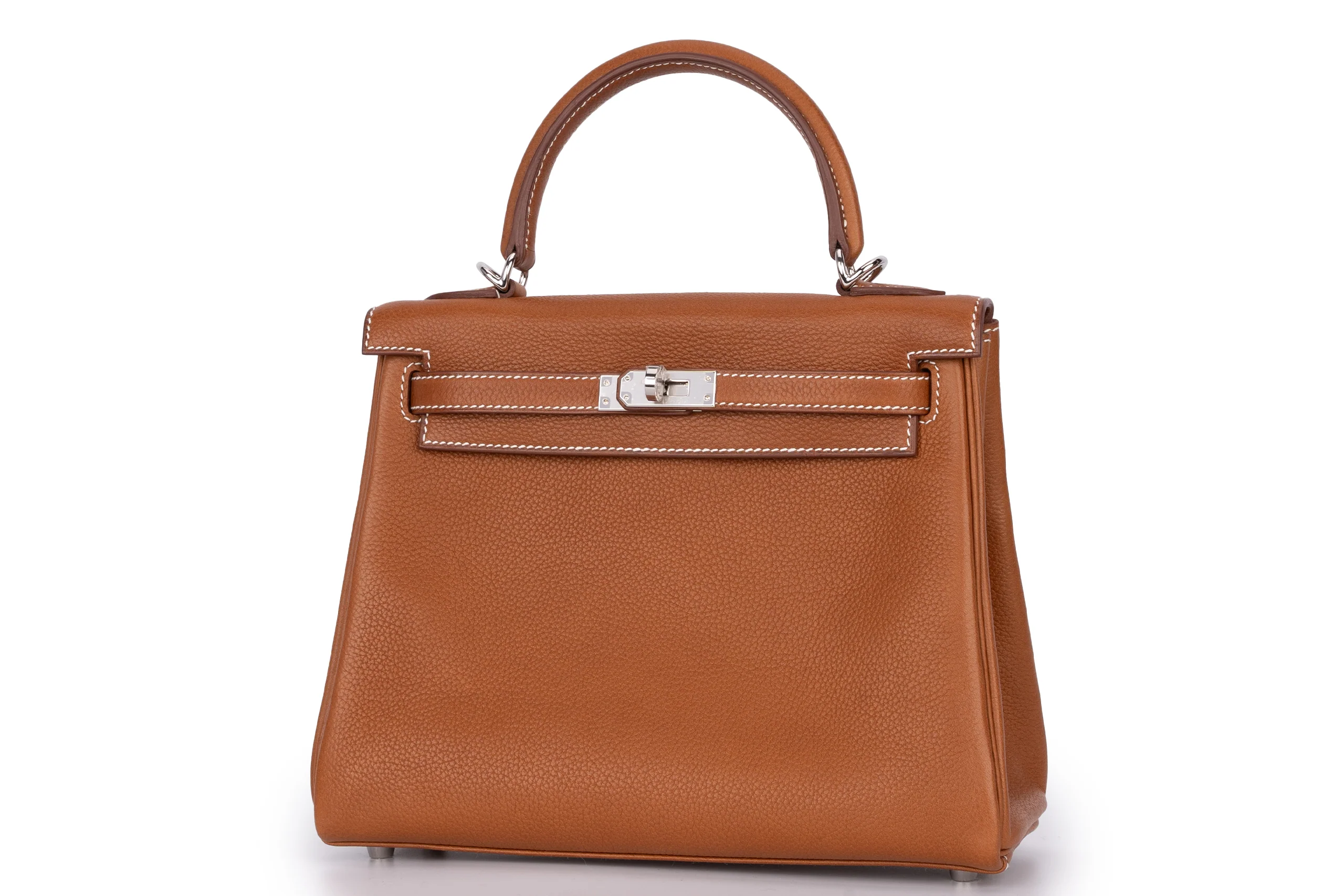 Hermès Kelly 25		Barenia	Gold	PHW - Image 2