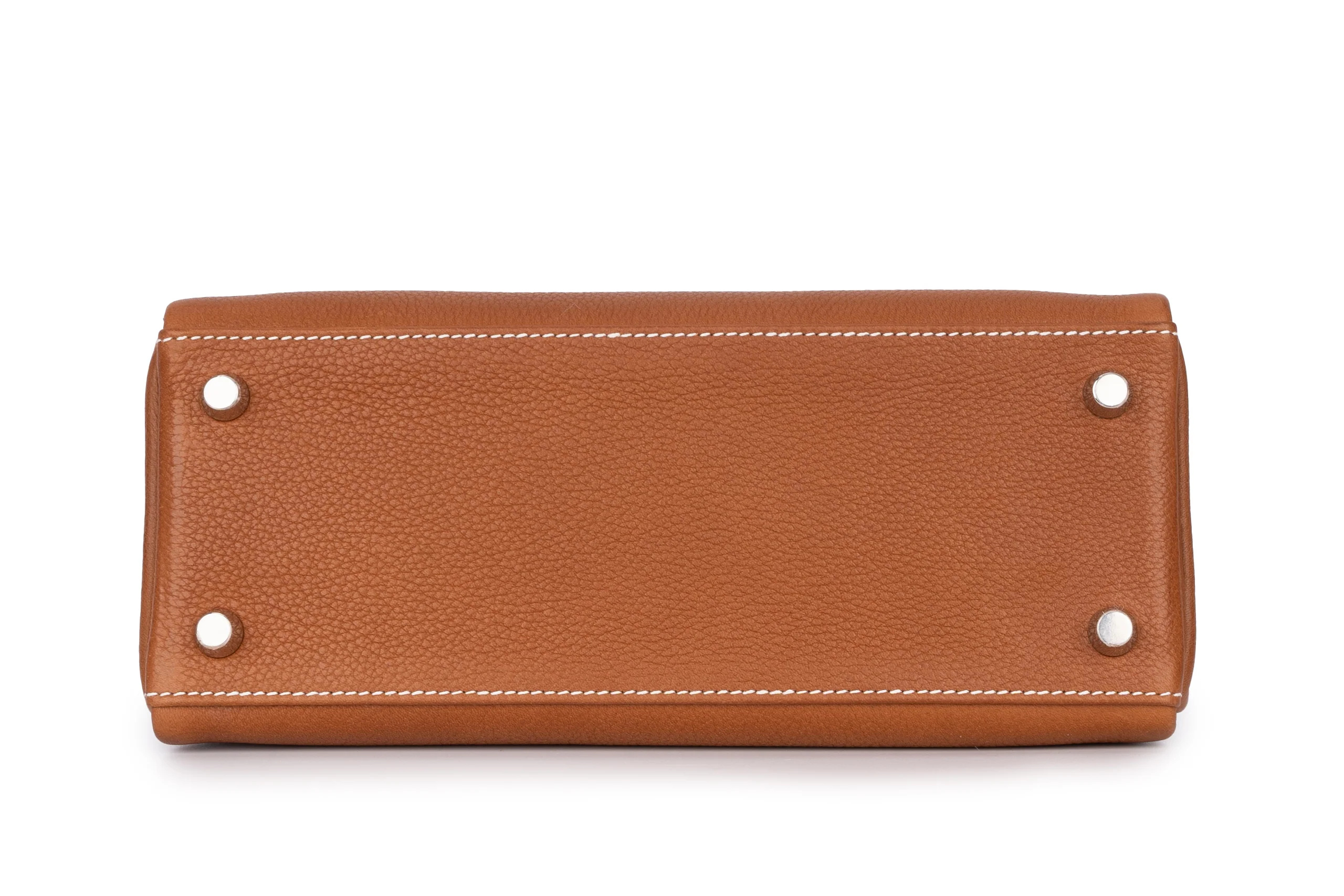 Hermès Kelly 25		Barenia	Gold	PHW - Image 6