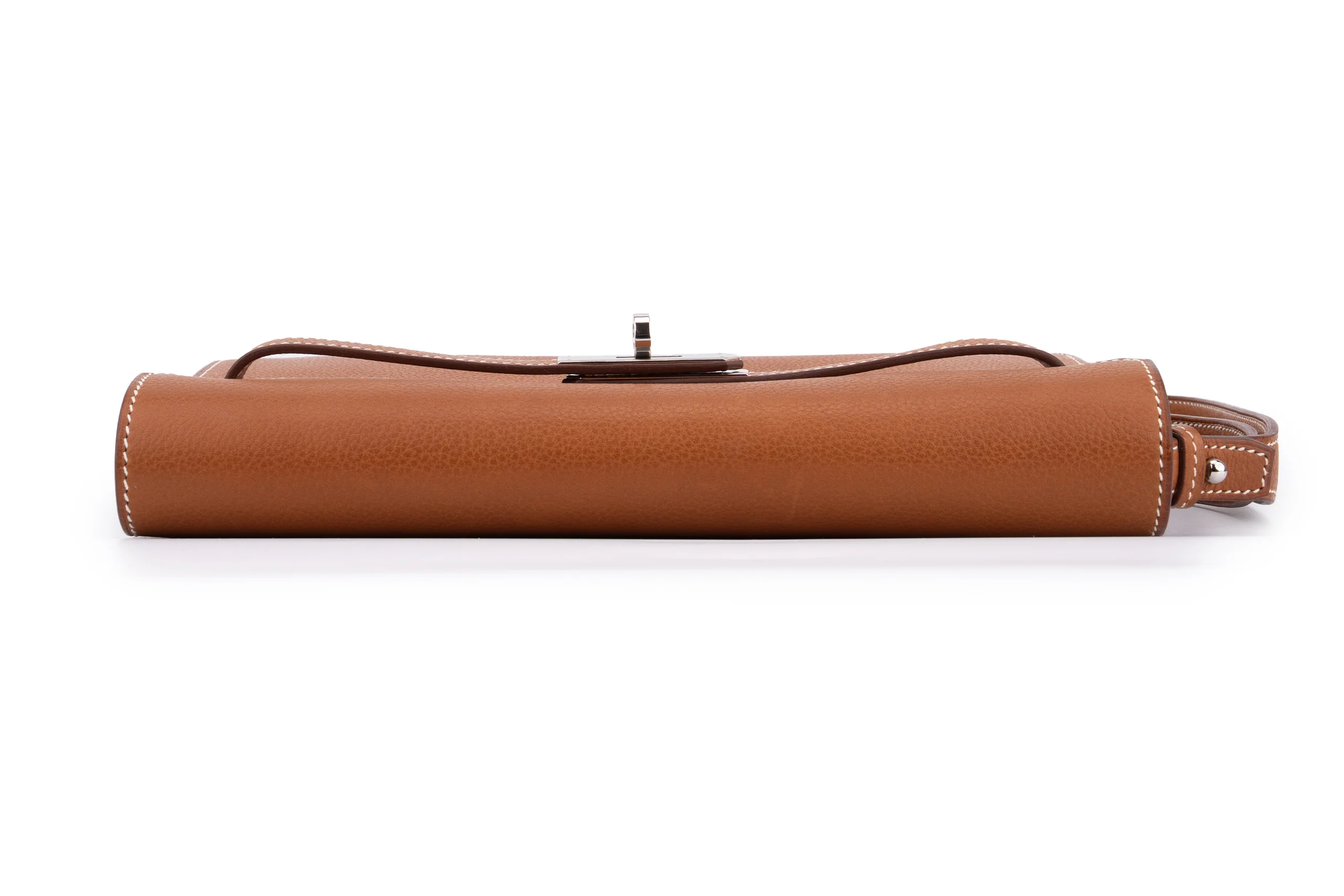 Hermès Kelly 25 Depeches		Barenia	Gold	PHW - Image 4