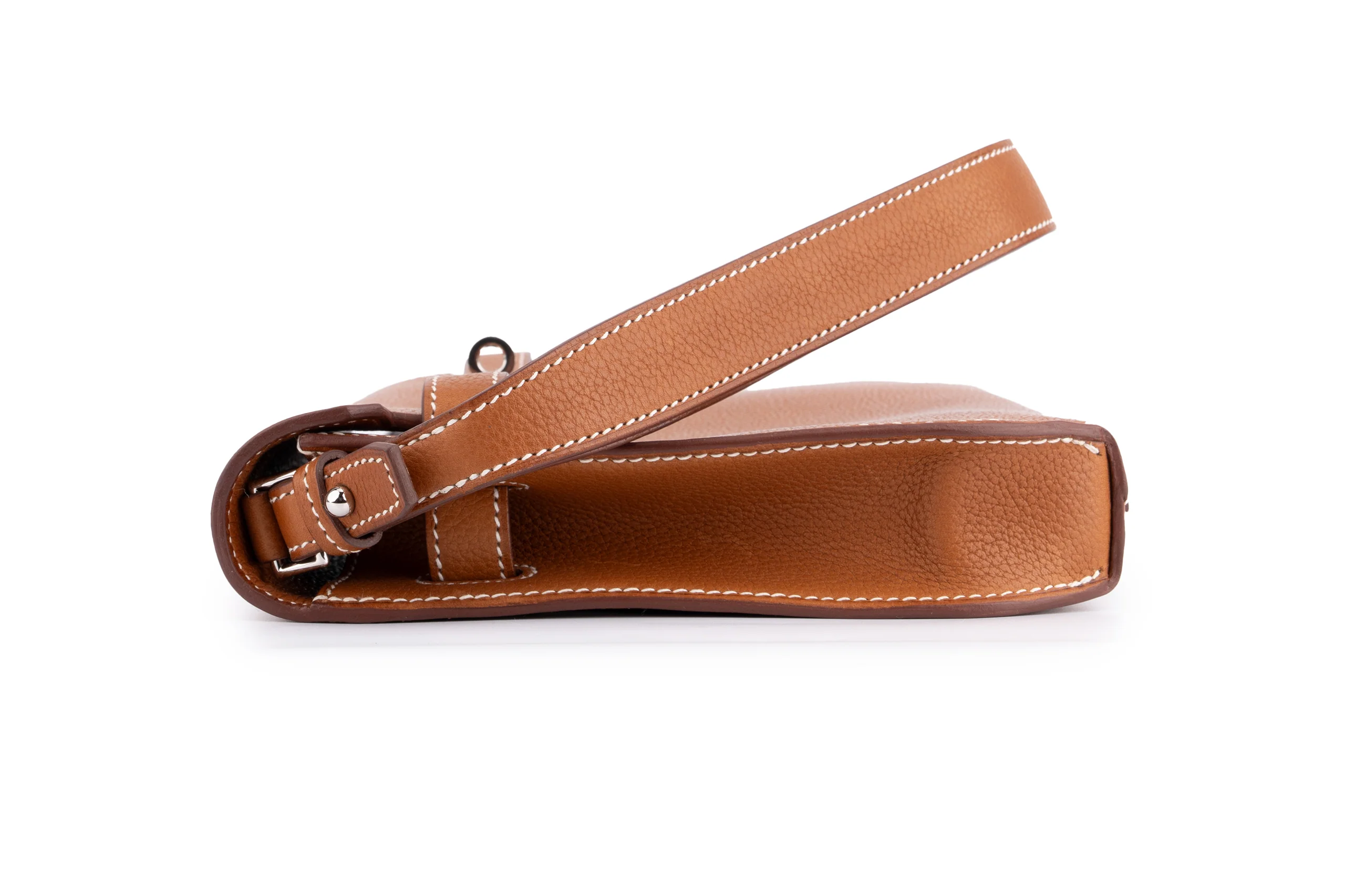 Hermès Kelly 25 Depeches		Barenia	Gold	PHW - Image 7