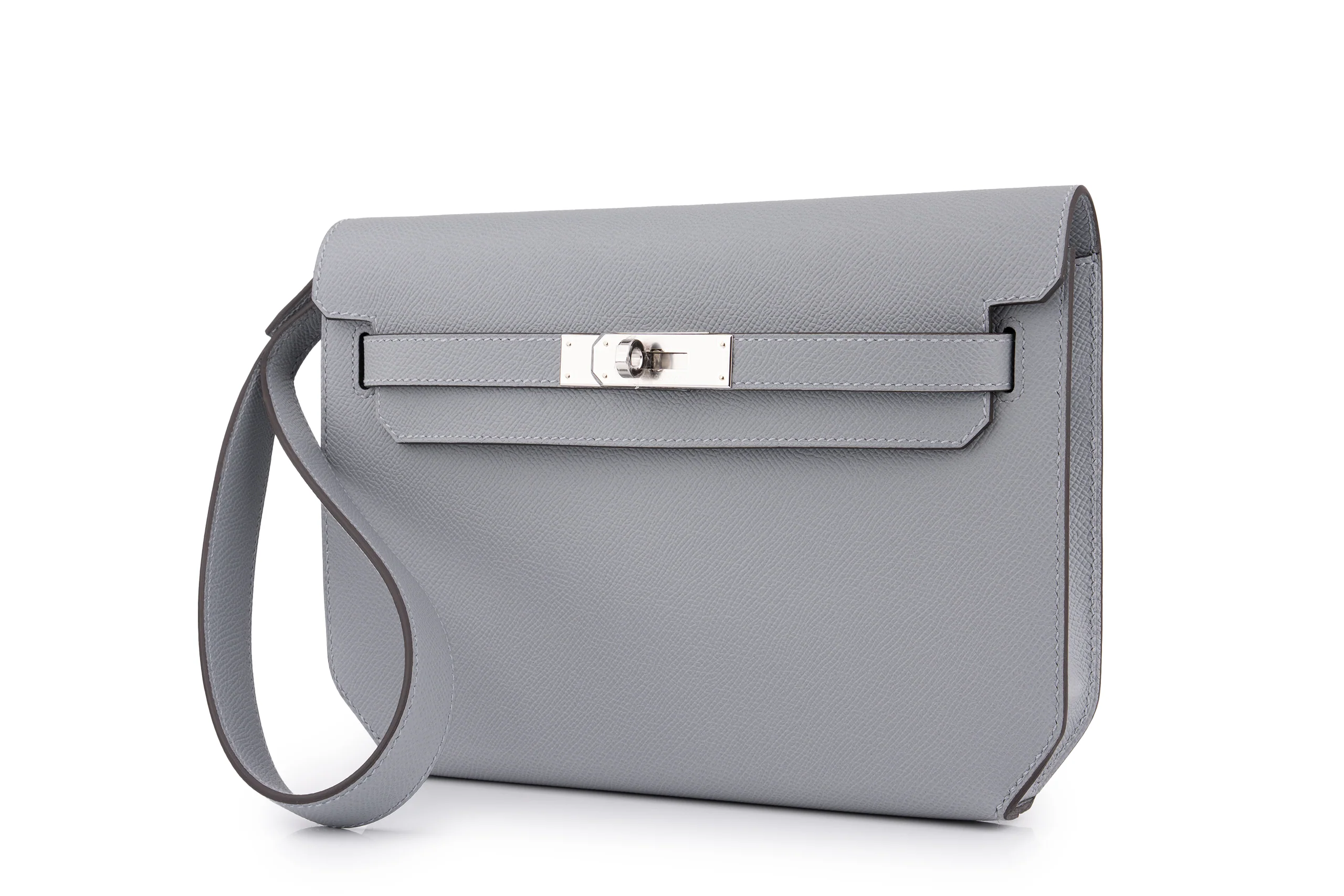 Hermès Kelly 25 Depeches Epsom Gris Pantin  PHW - Image 2