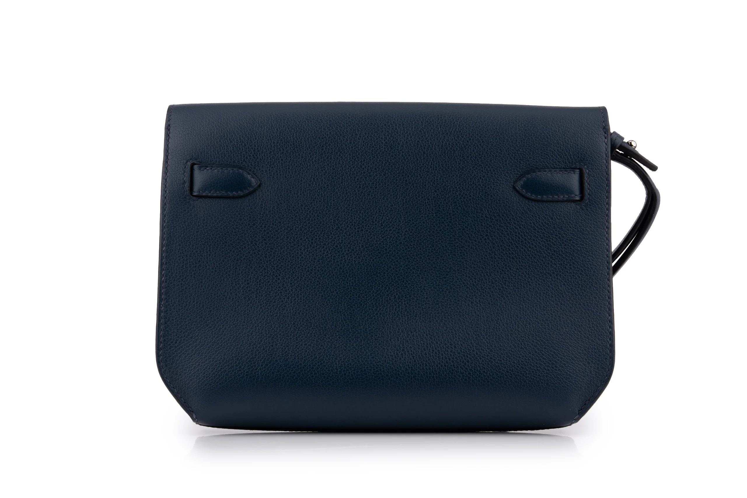Hermès Kelly 25 Depeches		Evercolour 	Navy Bleu 	PHW - Image 10