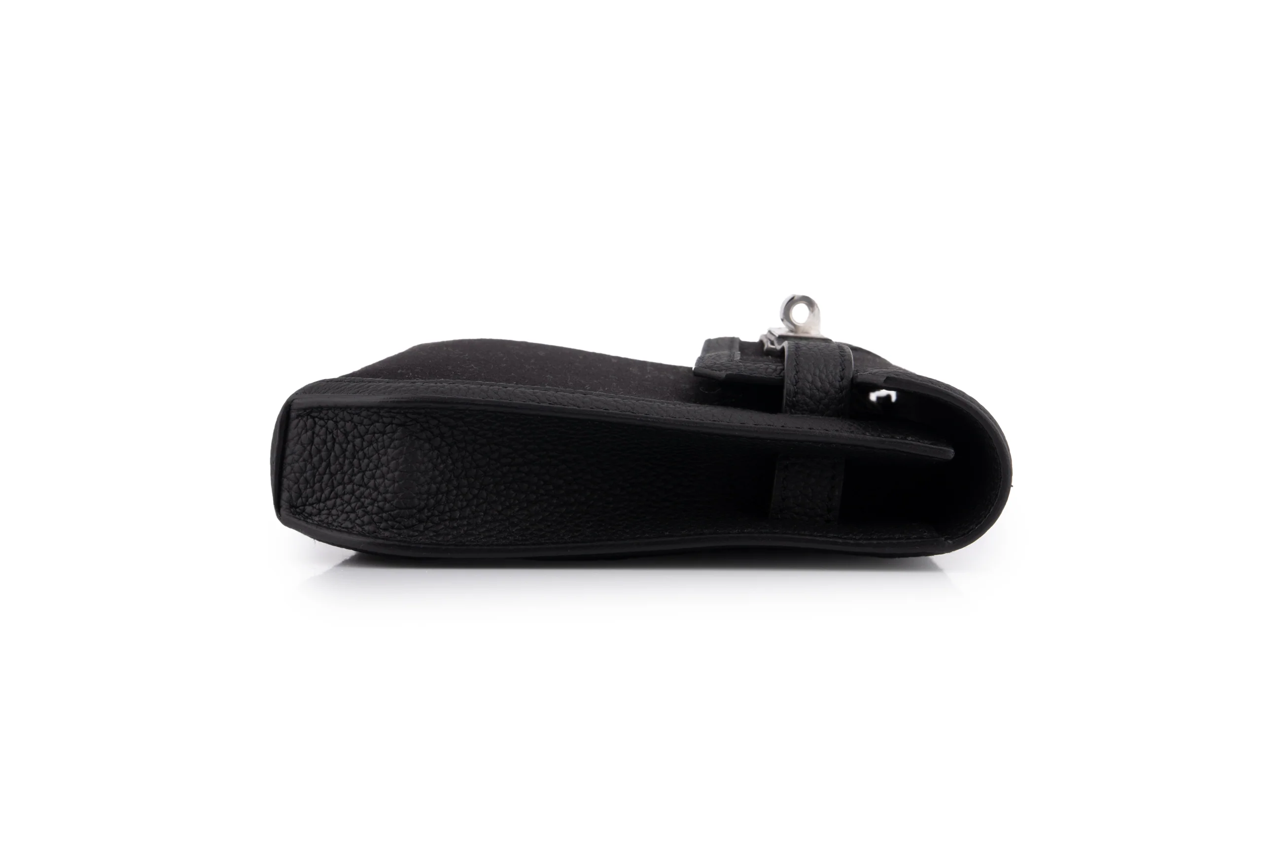 Hermès Kelly 25 Depeches		Togo / Canvas	Noir	PHW - Image 6