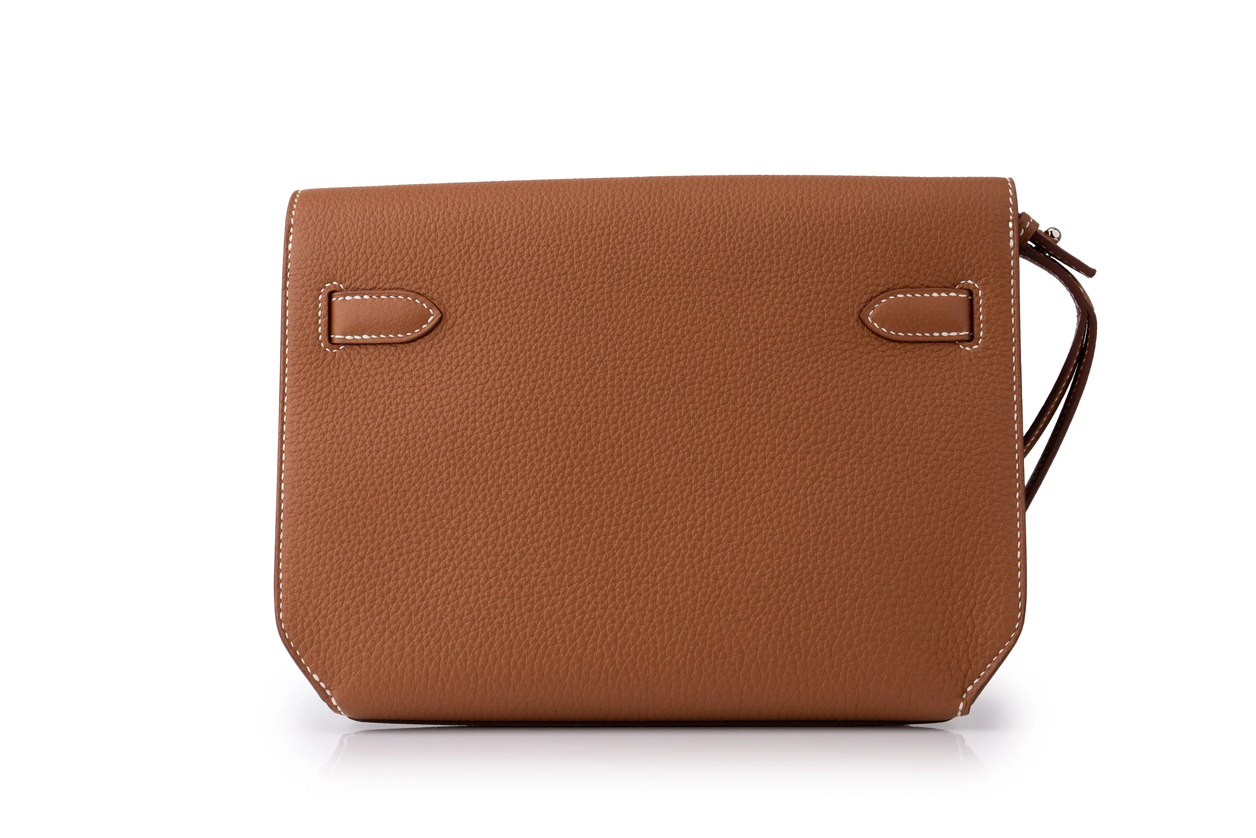 Hermès Kelly 25 Depeches Togo Gold PHW - Image 3