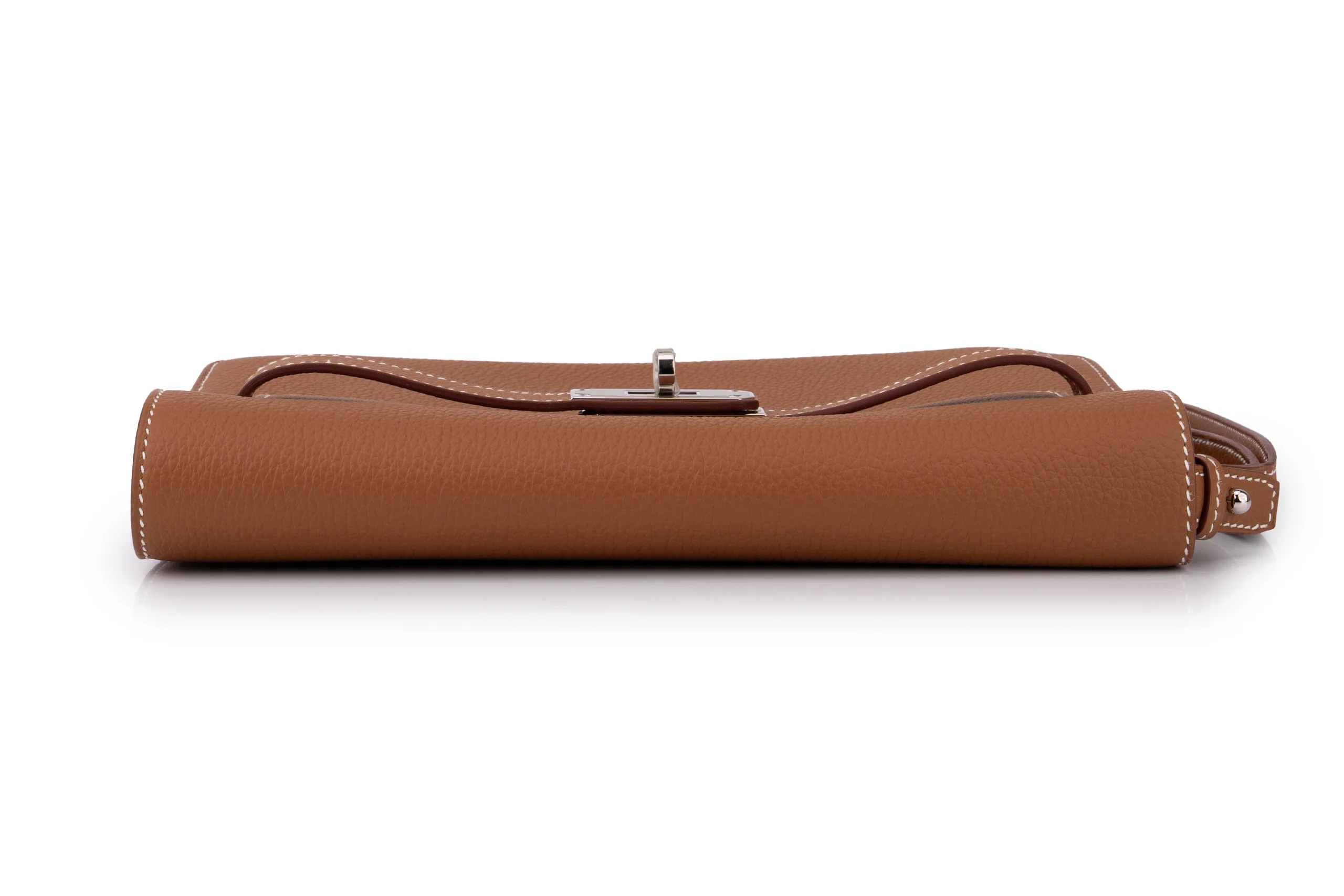 Hermès Kelly 25 Depeches Togo Gold PHW - Image 4