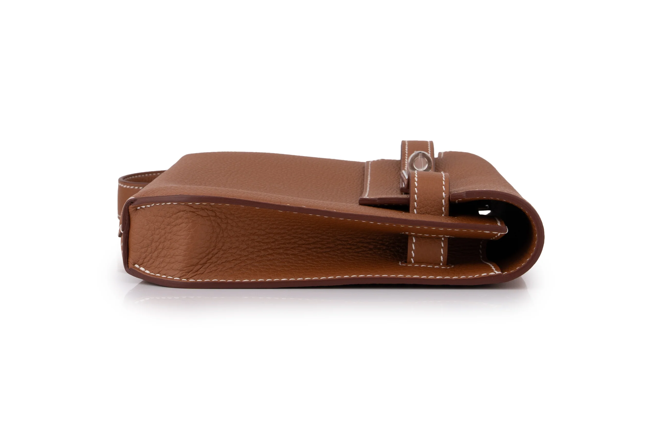Hermès Kelly 25 Depeches Togo Gold PHW - Image 6