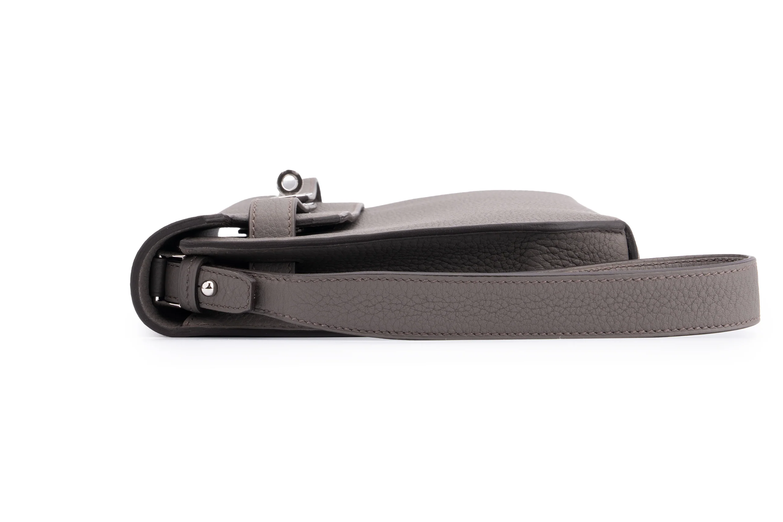 Hermès Kelly 25 Depeches		Togo	Gris Etain	PHW - Image 7