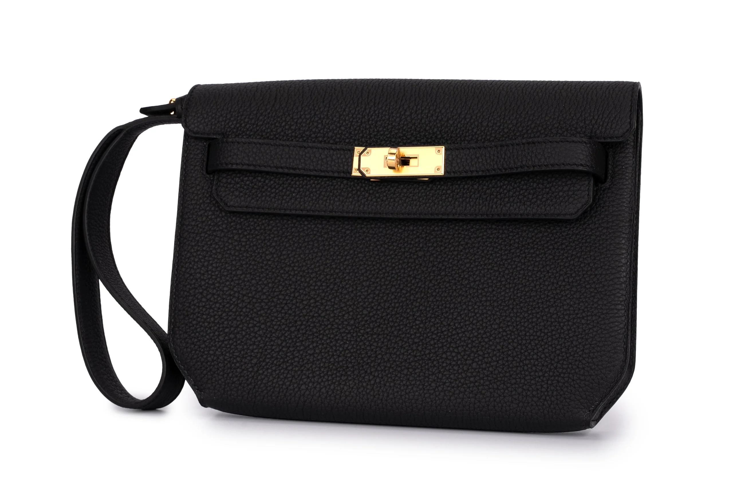 Hermès		Kelly 25 Depeches		Togo	Noir	GHW - Image 2